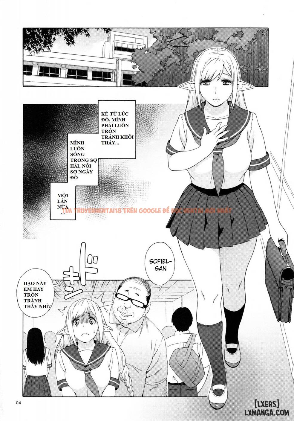 Xem ảnh 1 trong truyện hentai Tenkousei Jk Elf - Chapter 2 - hentaitvn.net