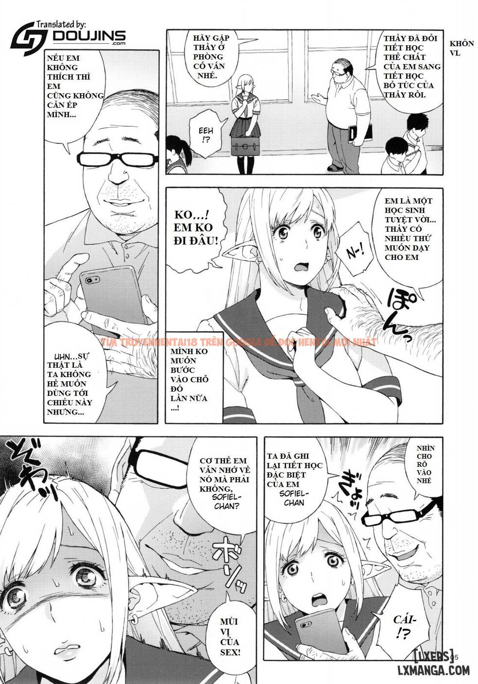 Xem ảnh 2 trong truyện hentai Tenkousei Jk Elf - Chapter 2 - hentaitvn.net