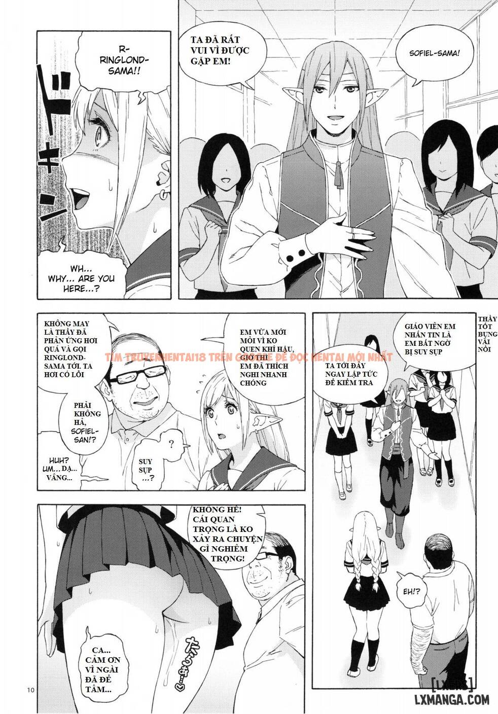 Xem ảnh 7 trong truyện hentai Tenkousei Jk Elf - Chapter 2 - hentaitvn.net