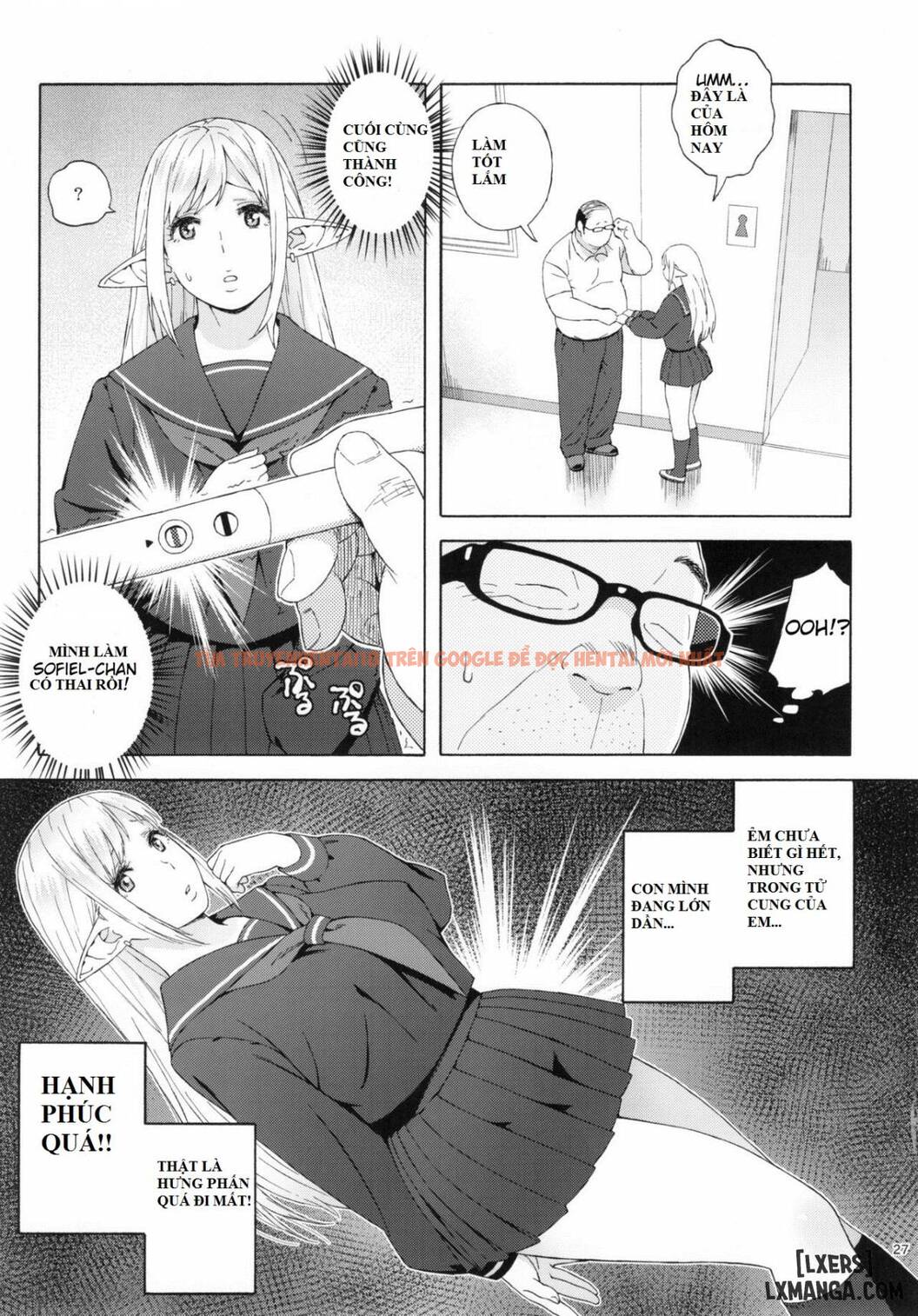 Xem ảnh 25 trong truyện hentai Tenkousei Jk Elf - Chapter 3 END - hentaitvn.net