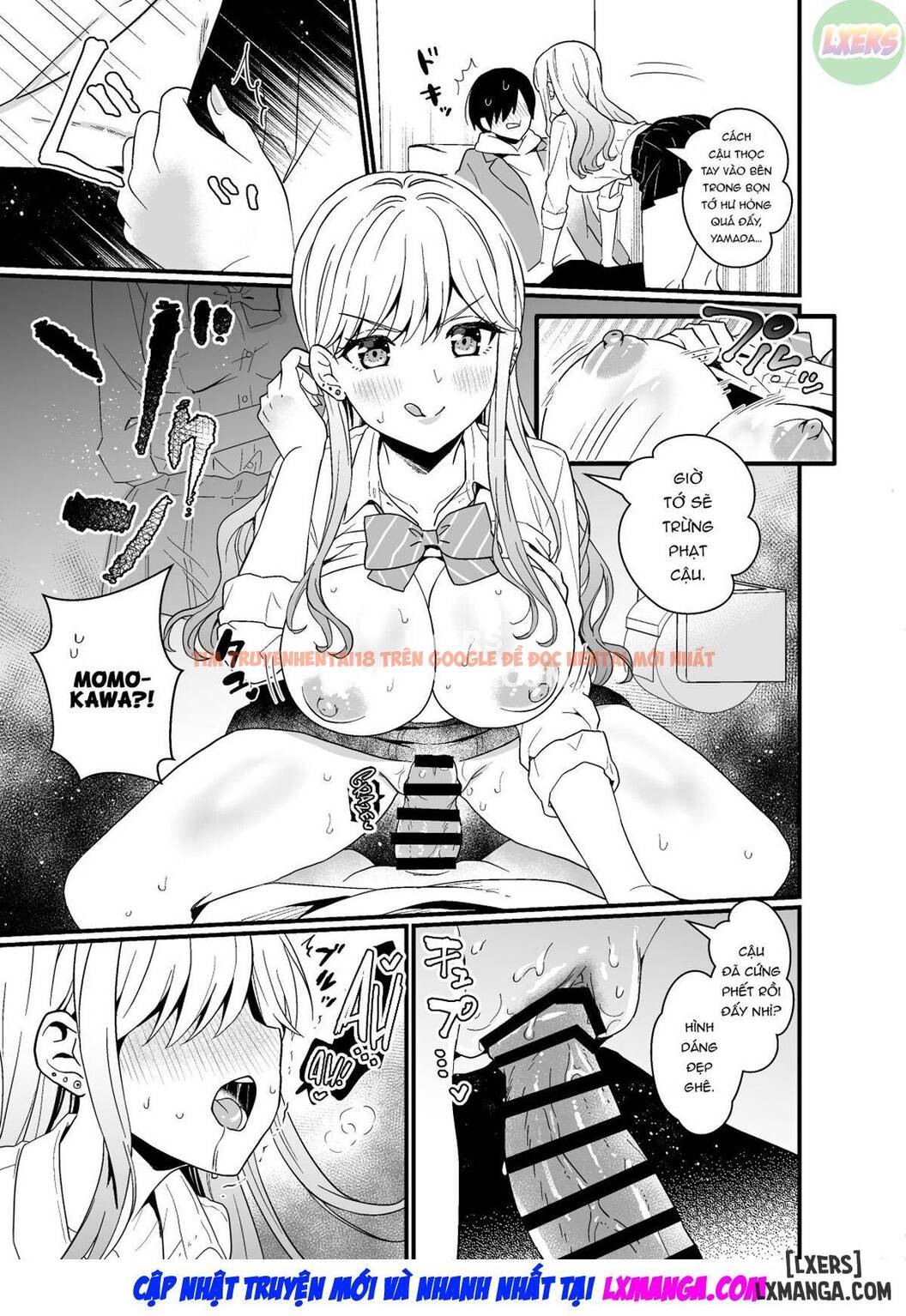 Xem ảnh 25 trong truyện hentai That Time Gyarus Asked Me To Grope Their Tits After Class - One Shot - hentaitvn.net