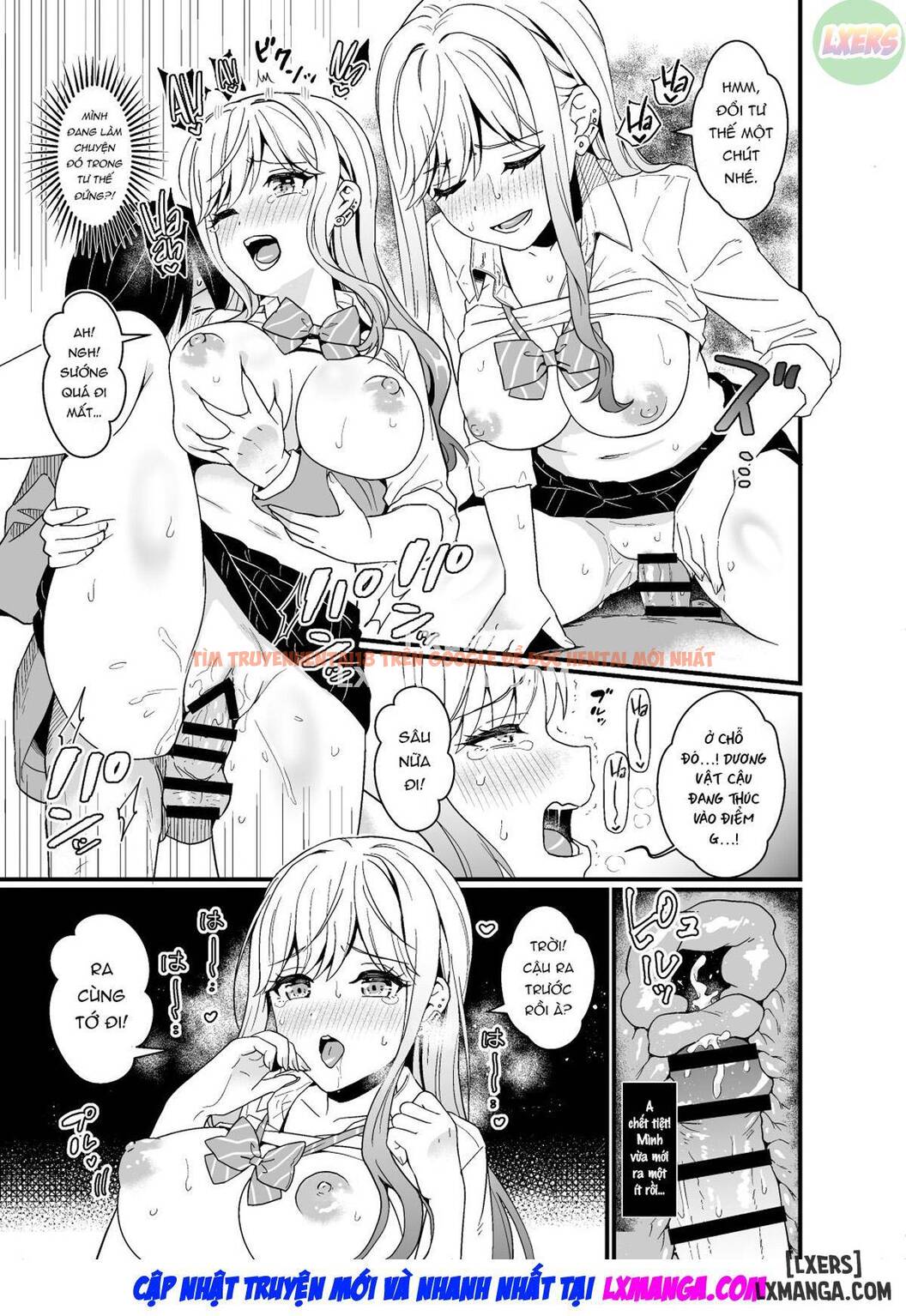 Xem ảnh 27 trong truyện hentai That Time Gyarus Asked Me To Grope Their Tits After Class - One Shot - hentaitvn.net
