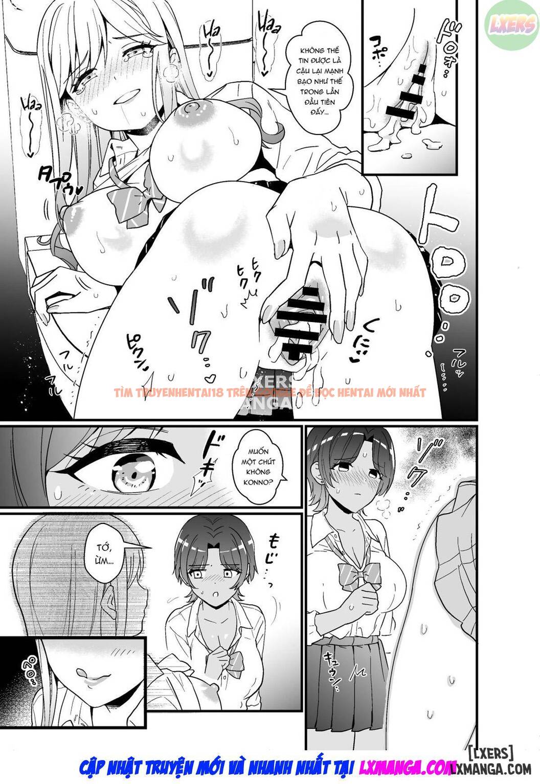 Xem ảnh 31 trong truyện hentai That Time Gyarus Asked Me To Grope Their Tits After Class - One Shot - hentaitvn.net