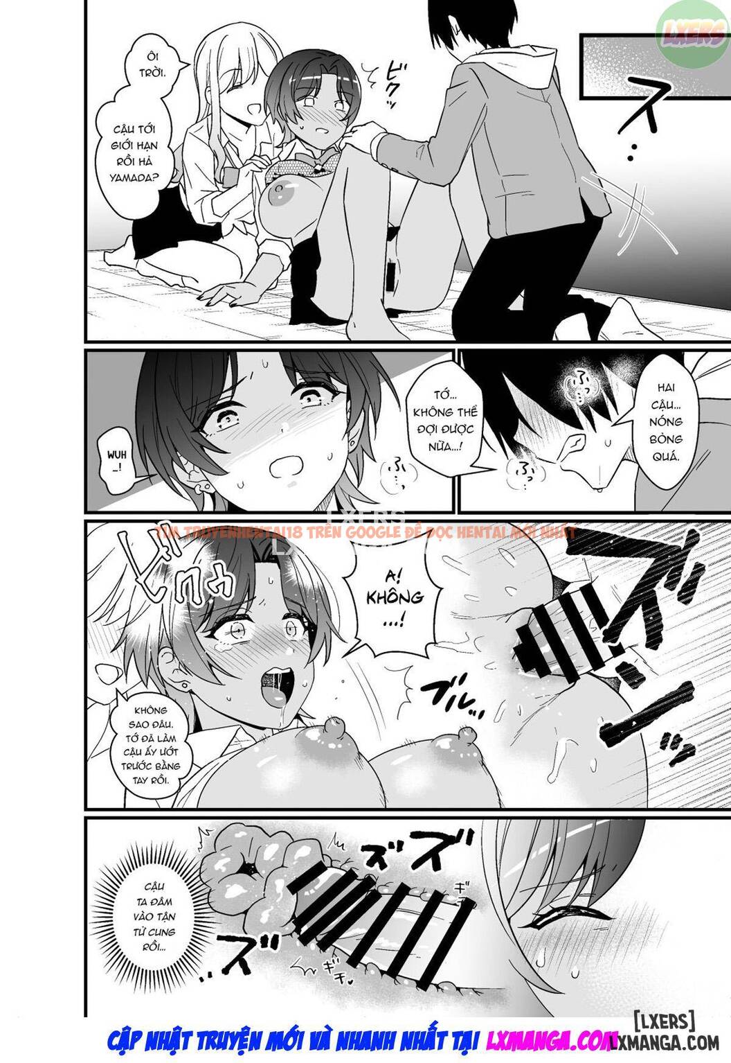 Xem ảnh 36 trong truyện hentai That Time Gyarus Asked Me To Grope Their Tits After Class - One Shot - hentaitvn.net