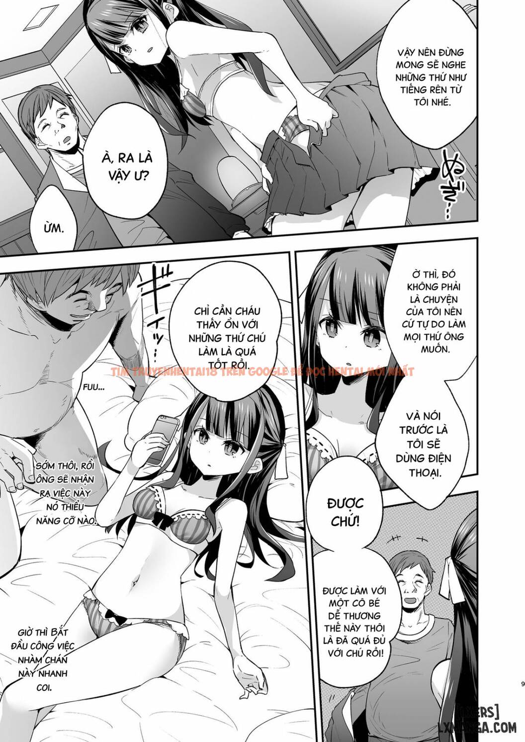 Trang truyện 9 trong truyện tranh The Day When The Serious Girl Lost Against The Oji-san - One Shot - www.lxmanga.org
