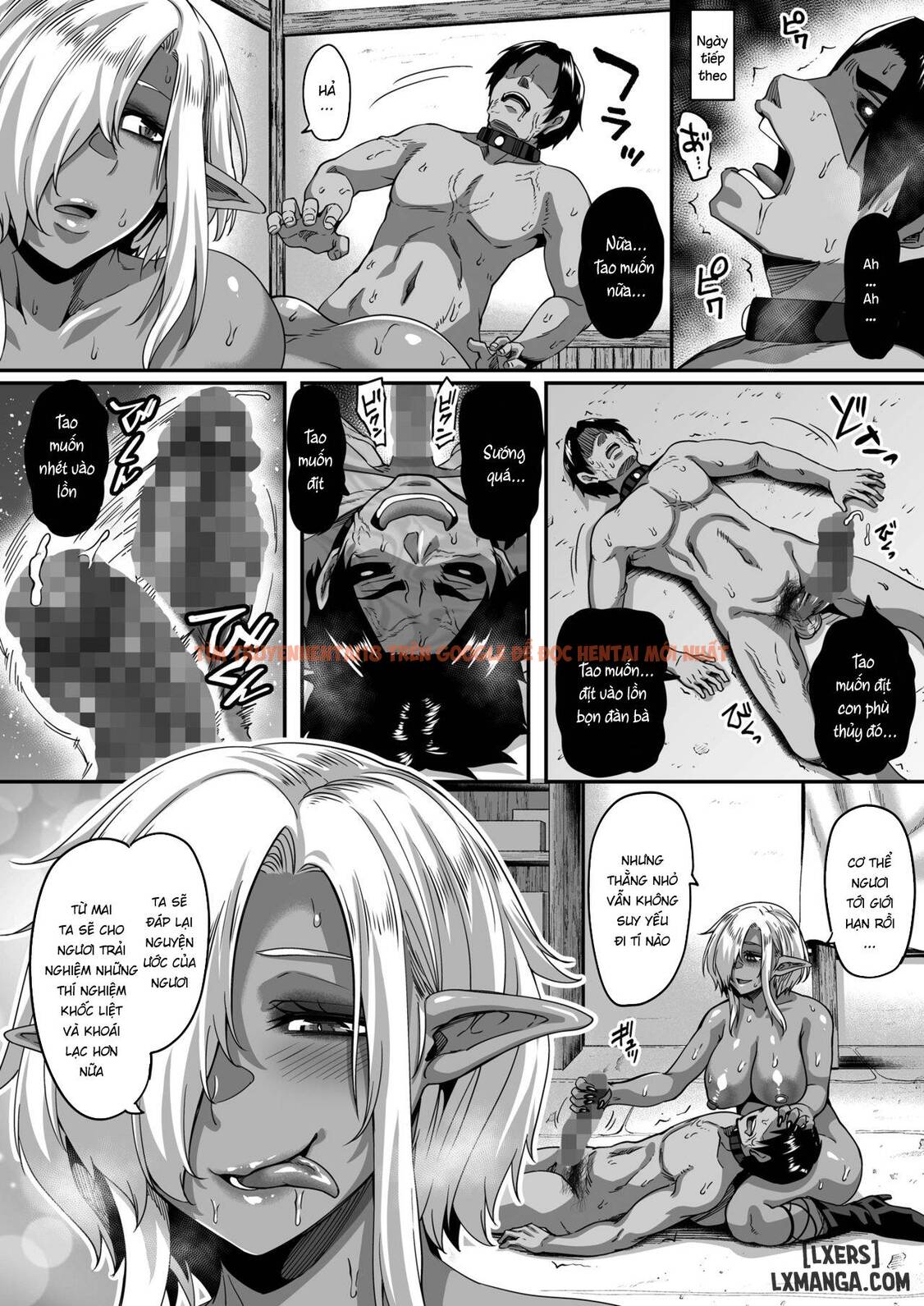 Trang truyện 36 trong truyện tranh The Hero That Was Milked By A Promiscuous Dark Elf - One Shot - lxmanga.org