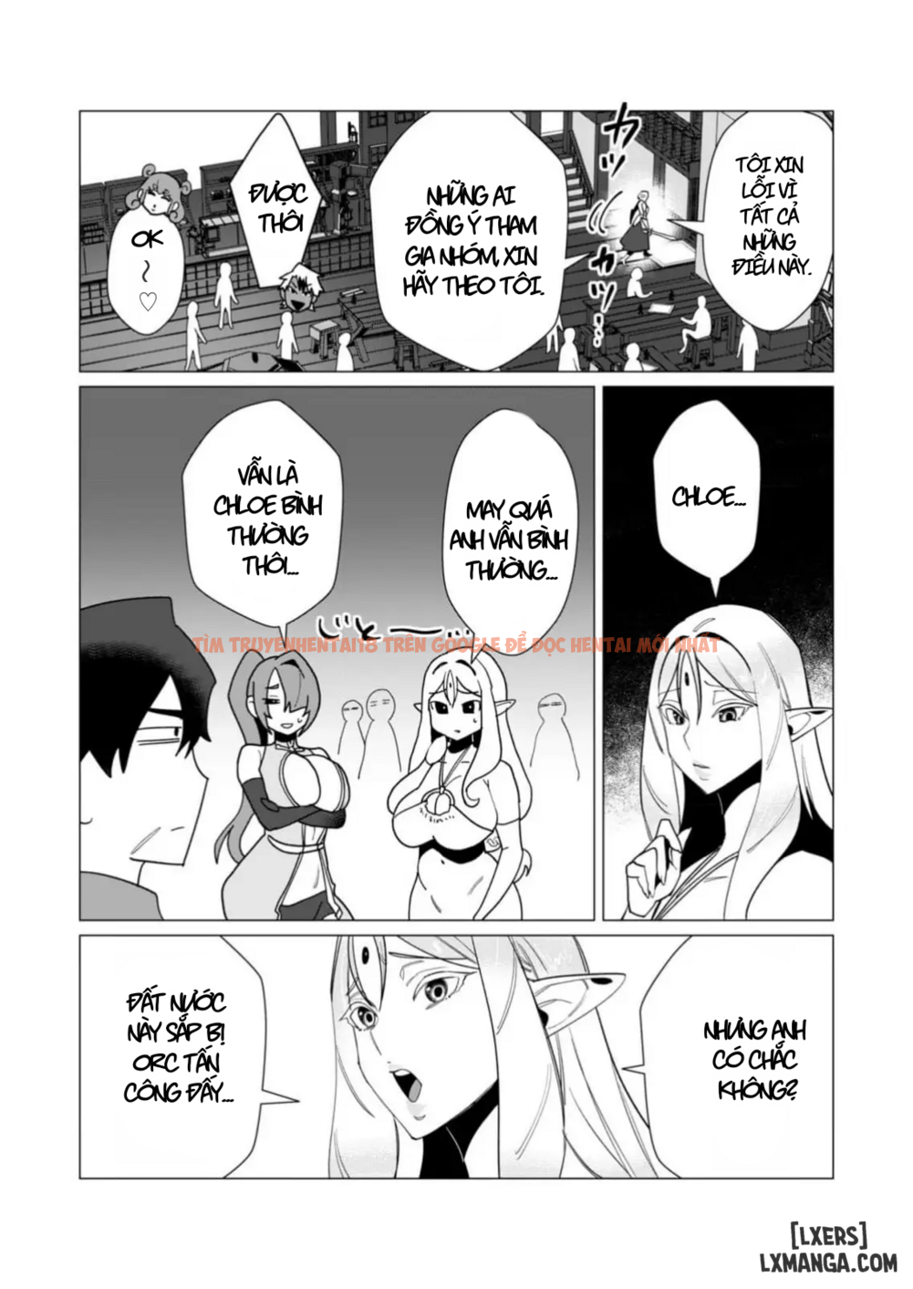 Trang truyện 32 trong truyện tranh The Hero Wants A Married Woman As A Reward - Chapter 10 : Dũng Sĩ x Nữ Hiệp Sĩ x Orc King - zhentaivn.pro