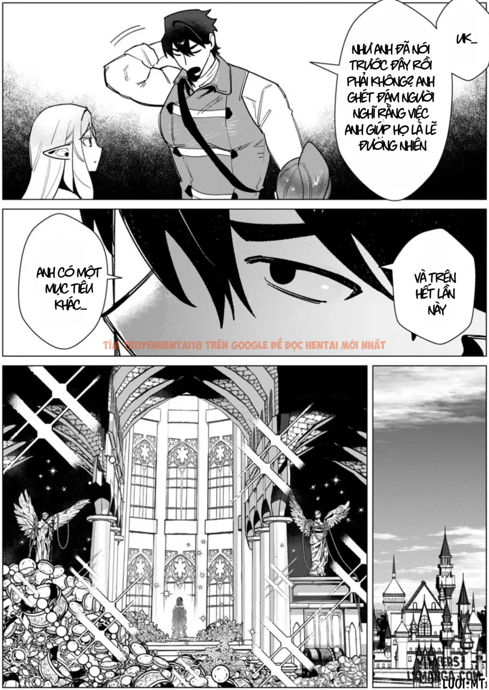 Trang truyện 33 trong truyện tranh The Hero Wants A Married Woman As A Reward - Chapter 10 : Dũng Sĩ x Nữ Hiệp Sĩ x Orc King - zhentaivn.pro