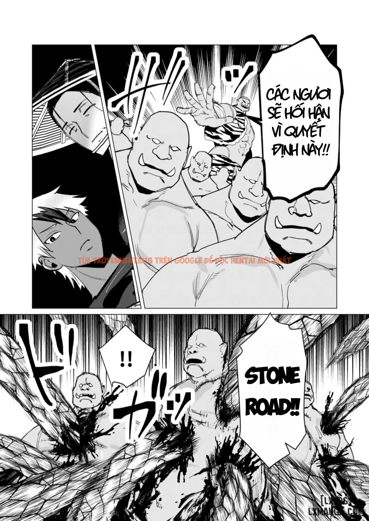 Trang truyện 12 trong truyện tranh The Hero Wants A Married Woman As A Reward - Chapter 11: Dũng Sĩ x Nữ Hiệp Sĩ x Orc King(Phần 2) - zhentaivn.pro