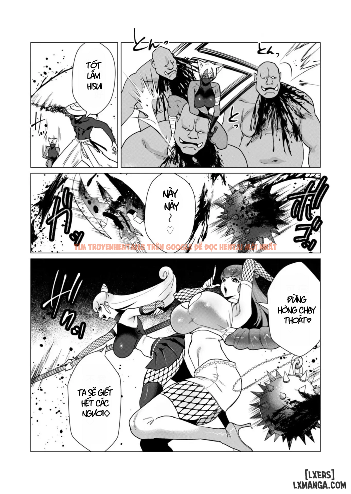 Trang truyện 14 trong truyện tranh The Hero Wants A Married Woman As A Reward - Chapter 11: Dũng Sĩ x Nữ Hiệp Sĩ x Orc King(Phần 2) - zhentaivn.pro