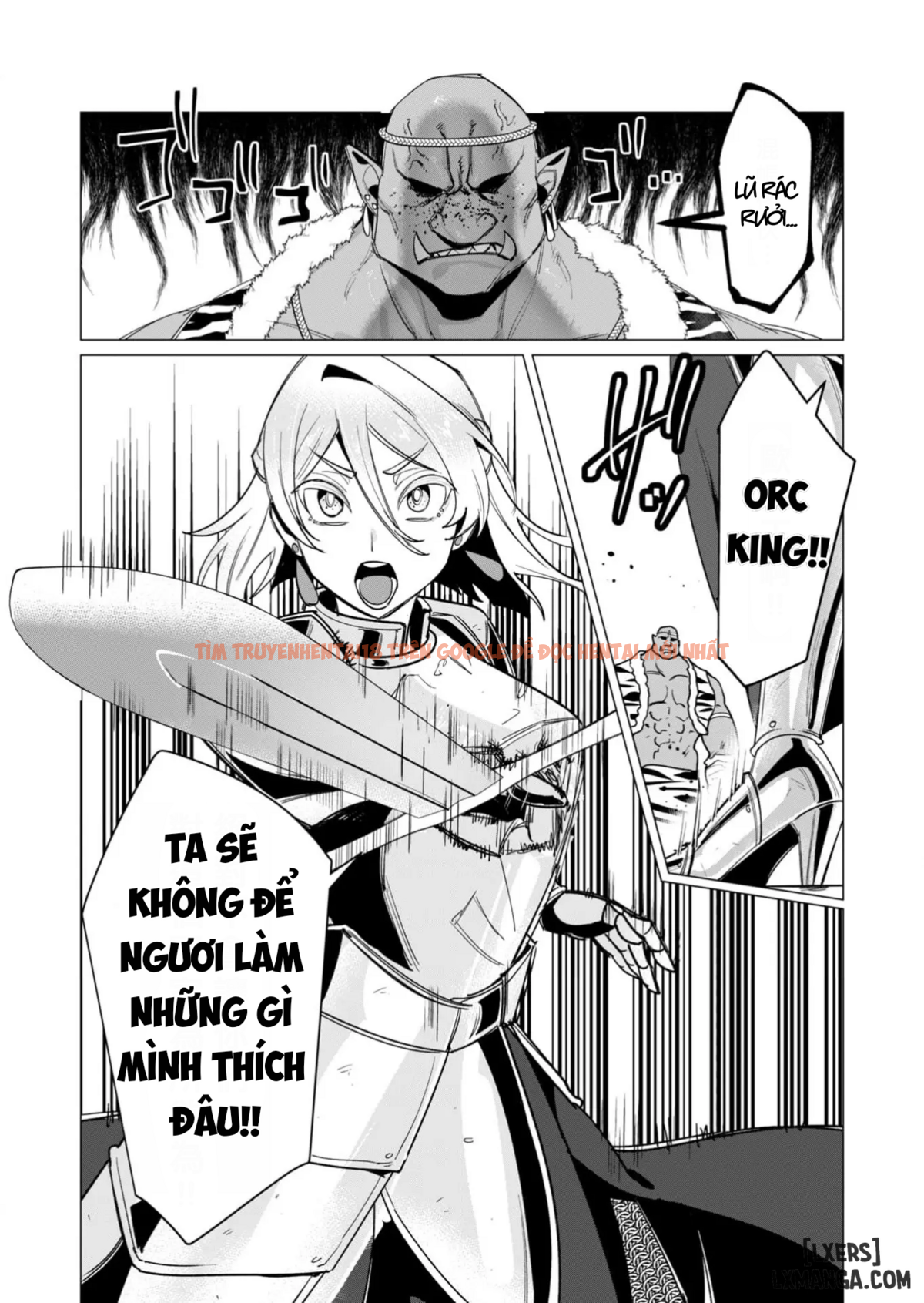 Trang truyện 15 trong truyện tranh The Hero Wants A Married Woman As A Reward - Chapter 11: Dũng Sĩ x Nữ Hiệp Sĩ x Orc King(Phần 2) - zhentaivn.pro