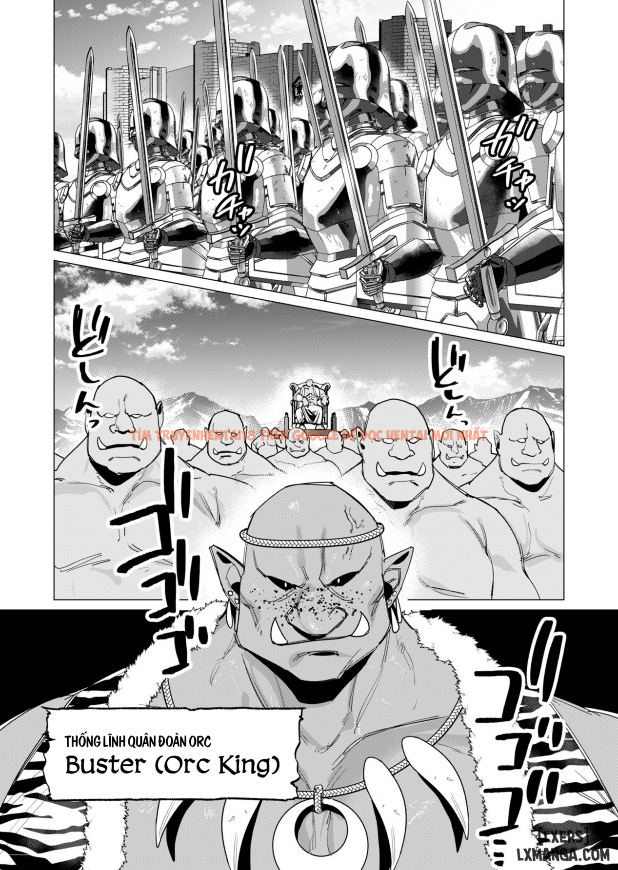 Trang truyện 7 trong truyện tranh The Hero Wants A Married Woman As A Reward - Chapter 11: Dũng Sĩ x Nữ Hiệp Sĩ x Orc King(Phần 2) - zhentaivn.pro