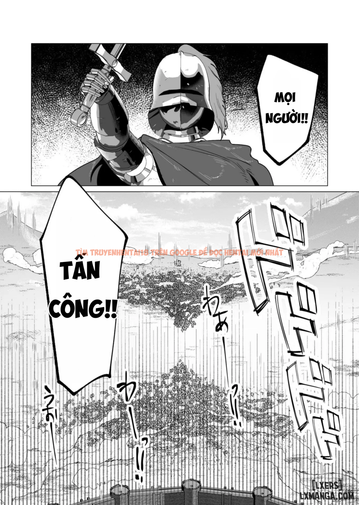 Trang truyện 8 trong truyện tranh The Hero Wants A Married Woman As A Reward - Chapter 11: Dũng Sĩ x Nữ Hiệp Sĩ x Orc King(Phần 2) - zhentaivn.pro