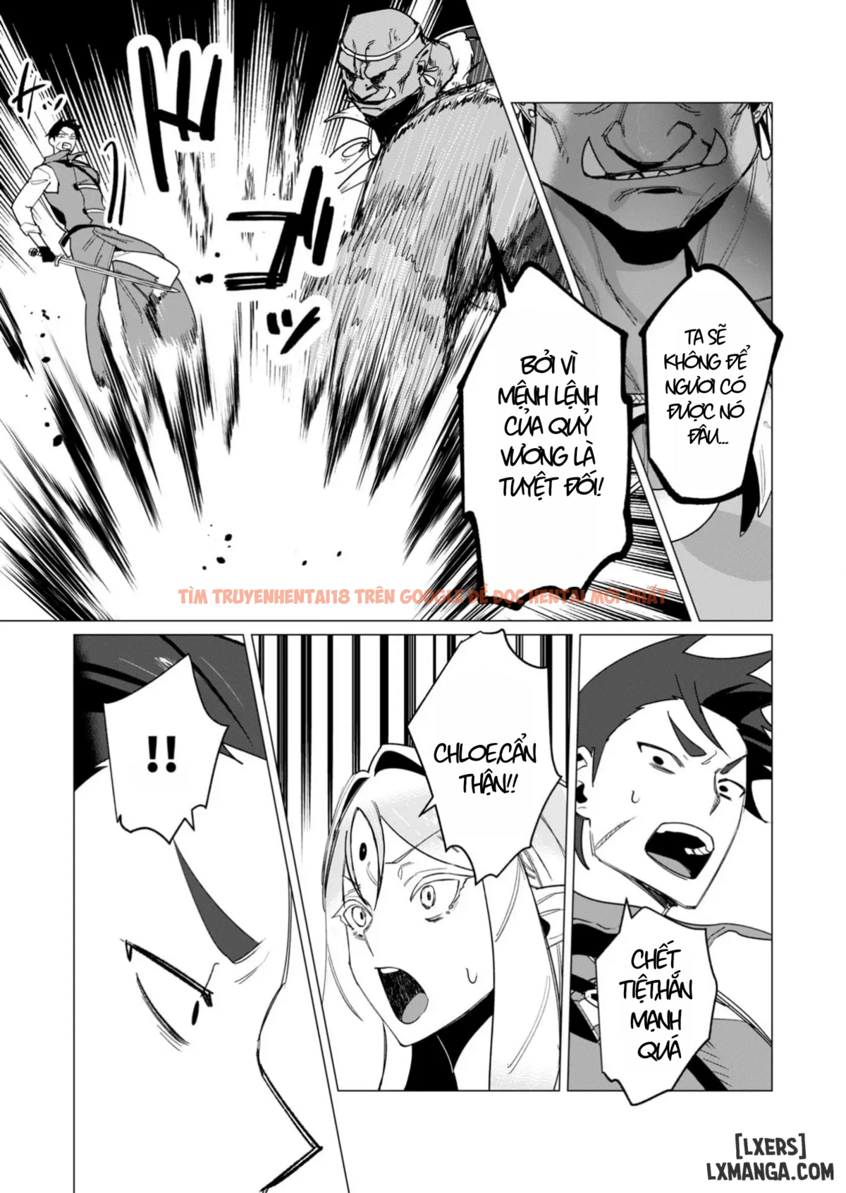 Trang truyện 28 trong truyện tranh The Hero Wants A Married Woman As A Reward - Chapter 12 : Dũng Sĩ x Nữ Hiệp Sĩ x Orc King(Phần 3) - zhentaivn.pro