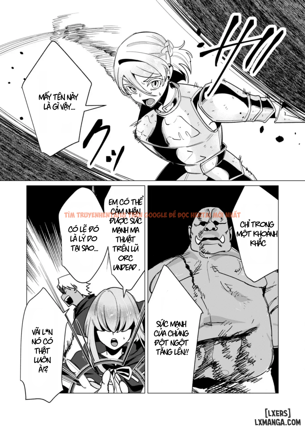 Trang truyện 8 trong truyện tranh The Hero Wants A Married Woman As A Reward - Chapter 12 : Dũng Sĩ x Nữ Hiệp Sĩ x Orc King(Phần 3) - zhentaivn.pro