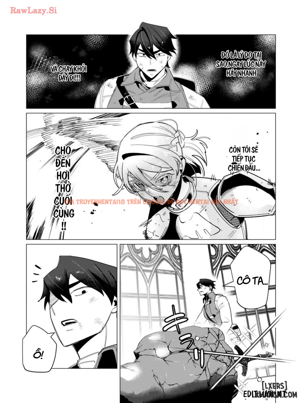 Trang truyện 18 trong truyện tranh The Hero Wants A Married Woman As A Reward - Chapter 13 : Dũng Sĩ x Nữ Hiệp Sĩ x Orc King(Phần 4) - zhentaivn.pro