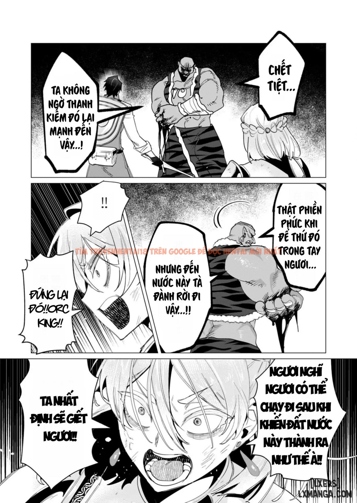 Trang truyện 23 trong truyện tranh The Hero Wants A Married Woman As A Reward - Chapter 13 : Dũng Sĩ x Nữ Hiệp Sĩ x Orc King(Phần 4) - zhentaivn.pro