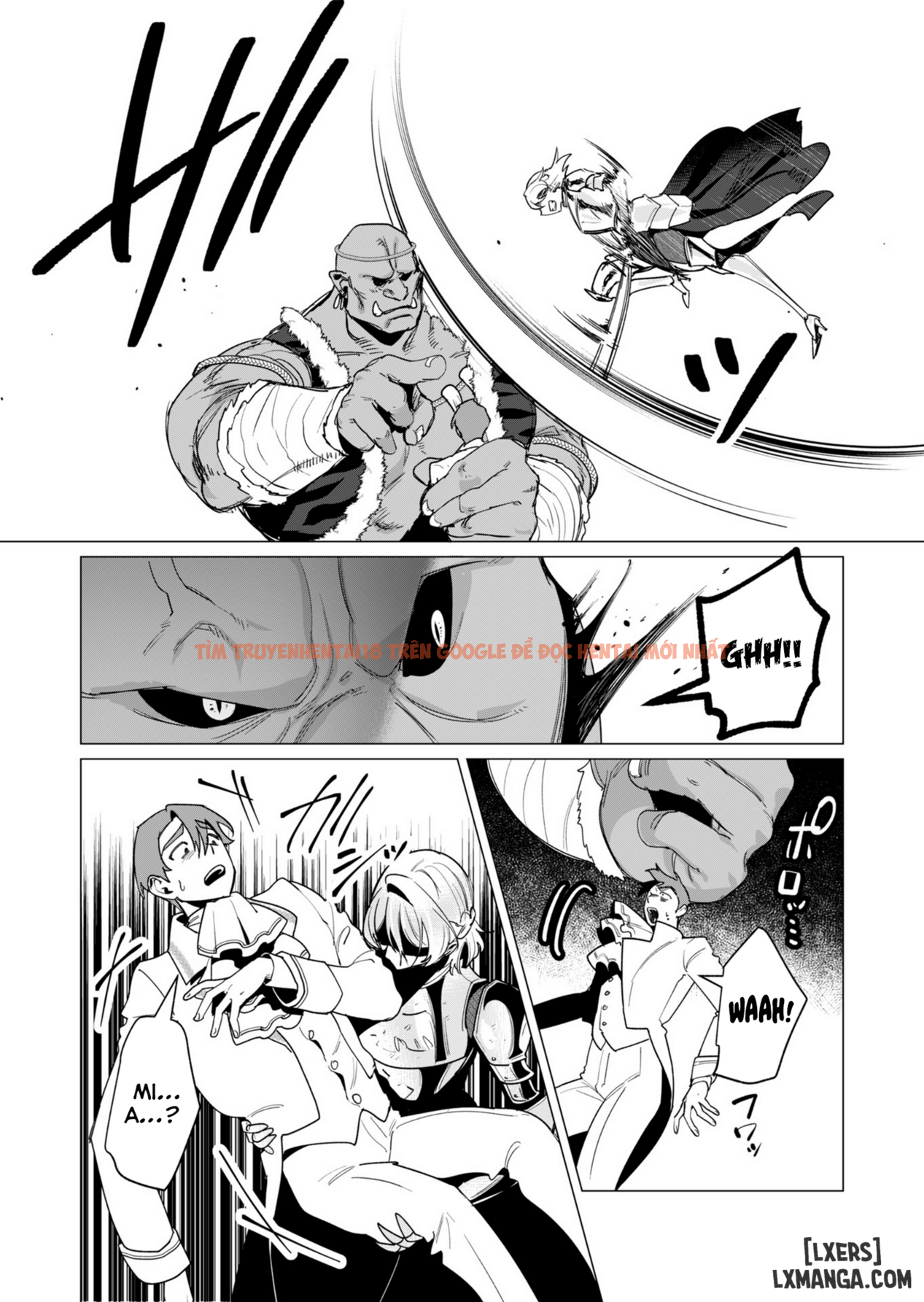 Trang truyện 3 trong truyện tranh The Hero Wants A Married Woman As A Reward - Chapter 13 : Dũng Sĩ x Nữ Hiệp Sĩ x Orc King(Phần 4) - zhentaivn.pro