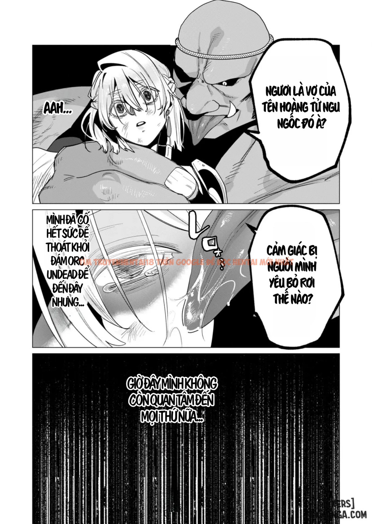 Trang truyện 9 trong truyện tranh The Hero Wants A Married Woman As A Reward - Chapter 13 : Dũng Sĩ x Nữ Hiệp Sĩ x Orc King(Phần 4) - zhentaivn.pro