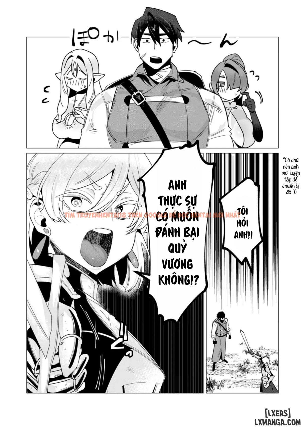 Trang truyện 19 trong truyện tranh The Hero Wants A Married Woman As A Reward - Chapter 14 : Dũng Sĩ và lời nguyền Dark Elf (Phần 1) - zhentaivn.pro