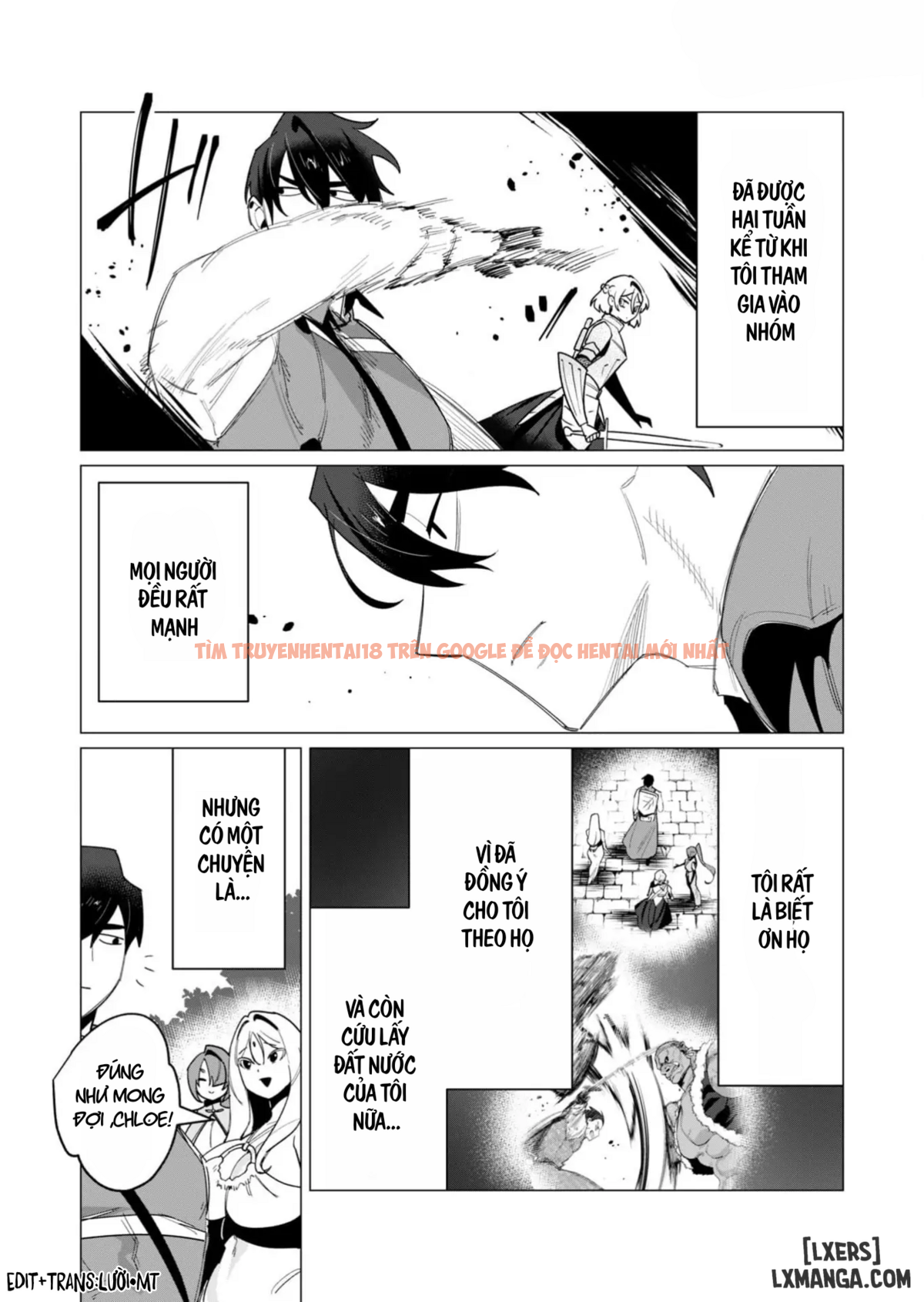 Trang truyện 2 trong truyện tranh The Hero Wants A Married Woman As A Reward - Chapter 14 : Dũng Sĩ và lời nguyền Dark Elf (Phần 1) - zhentaivn.pro