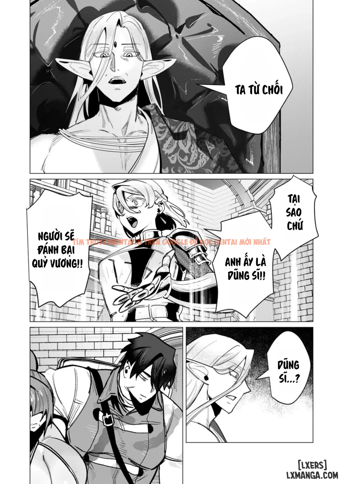 Trang truyện 21 trong truyện tranh The Hero Wants A Married Woman As A Reward - Chapter 15 : Dũng Sĩ và lời nguyền Dark Elf (Phần 2) - zhentaivn.pro