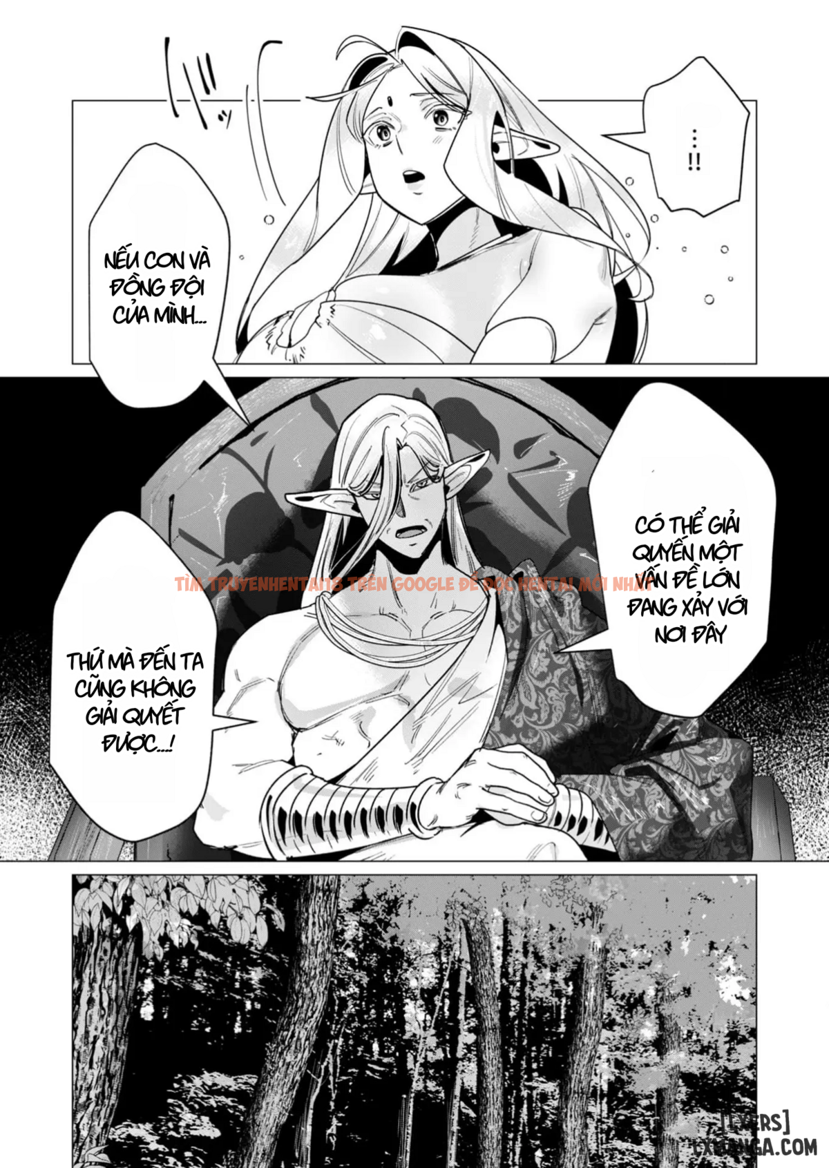 Trang truyện 25 trong truyện tranh The Hero Wants A Married Woman As A Reward - Chapter 15 : Dũng Sĩ và lời nguyền Dark Elf (Phần 2) - zhentaivn.pro