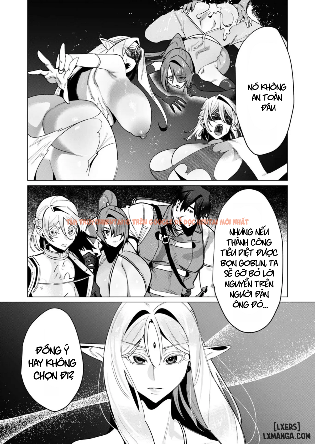 Trang truyện 33 trong truyện tranh The Hero Wants A Married Woman As A Reward - Chapter 15 : Dũng Sĩ và lời nguyền Dark Elf (Phần 2) - zhentaivn.pro