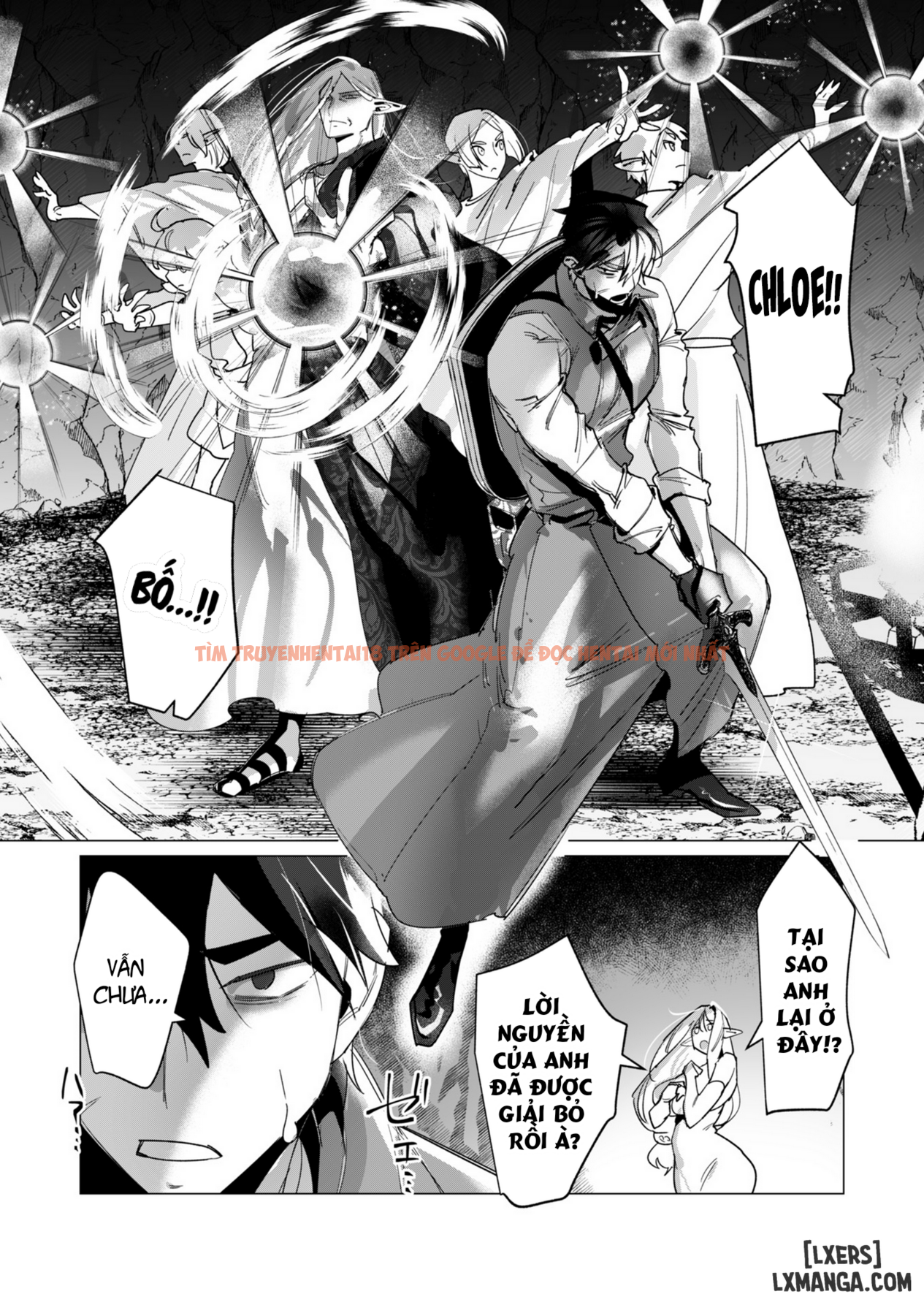Trang truyện 27 trong truyện tranh The Hero Wants A Married Woman As A Reward - Chapter 16 : Dũng Sĩ và lời nguyền Dark Elf (Phần 3) - zhentaivn.pro