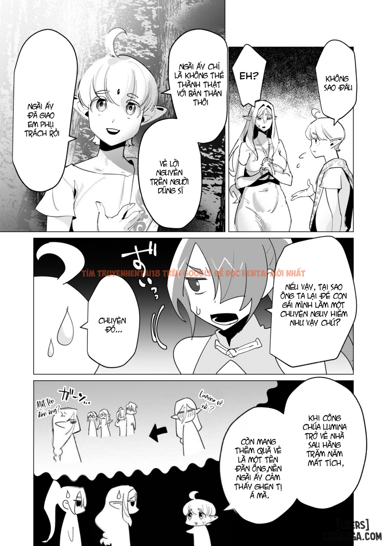 Trang truyện 34 trong truyện tranh The Hero Wants A Married Woman As A Reward - Chapter 16 : Dũng Sĩ và lời nguyền Dark Elf (Phần 3) - zhentaivn.pro