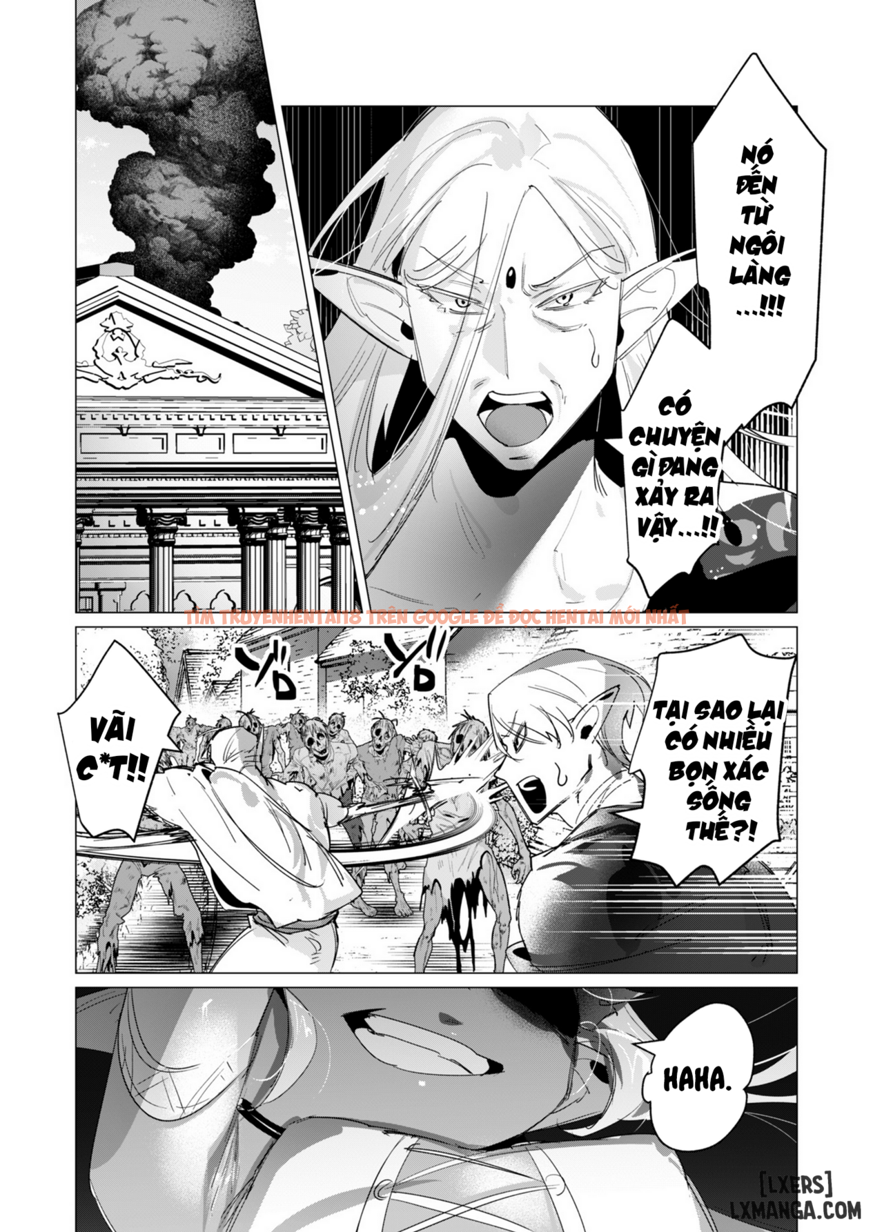 Trang truyện 38 trong truyện tranh The Hero Wants A Married Woman As A Reward - Chapter 16 : Dũng Sĩ và lời nguyền Dark Elf (Phần 3) - zhentaivn.pro