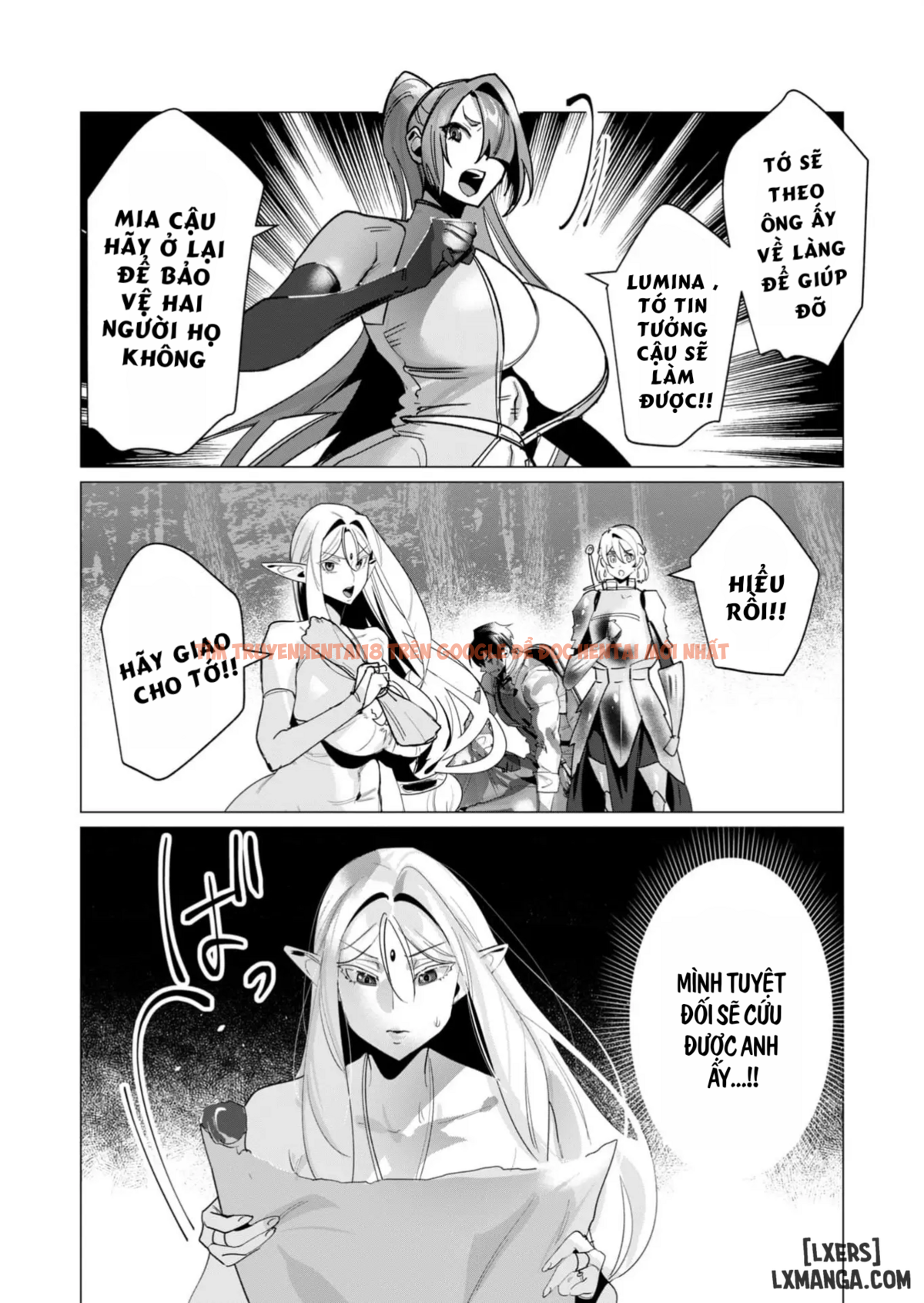Trang truyện 13 trong truyện tranh The Hero Wants A Married Woman As A Reward - Chapter 17 : Dũng Sĩ và lời nguyền Dark Elf (Phần 4) - zhentaivn.pro