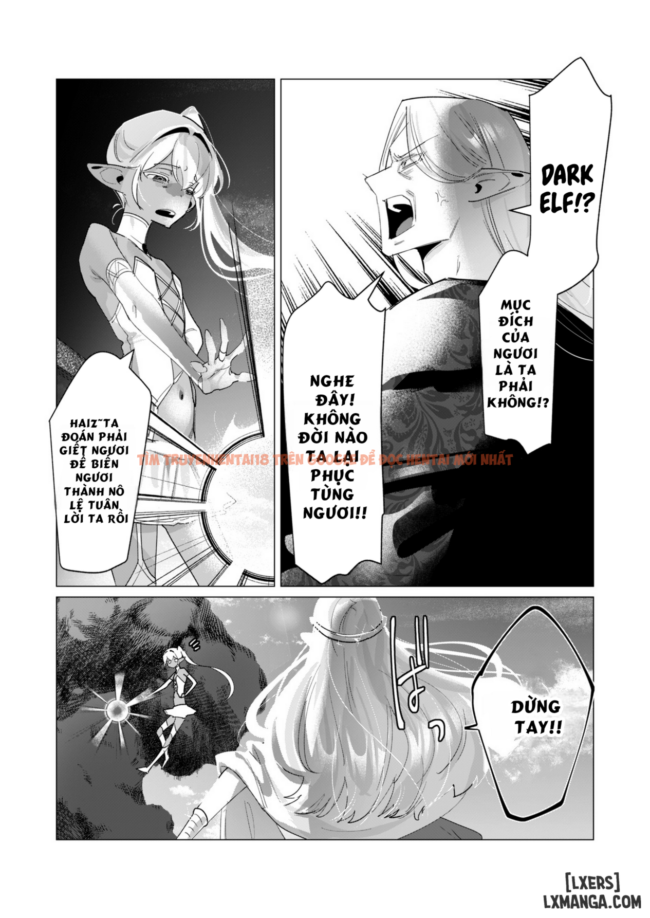 Trang truyện 17 trong truyện tranh The Hero Wants A Married Woman As A Reward - Chapter 17 : Dũng Sĩ và lời nguyền Dark Elf (Phần 4) - zhentaivn.pro