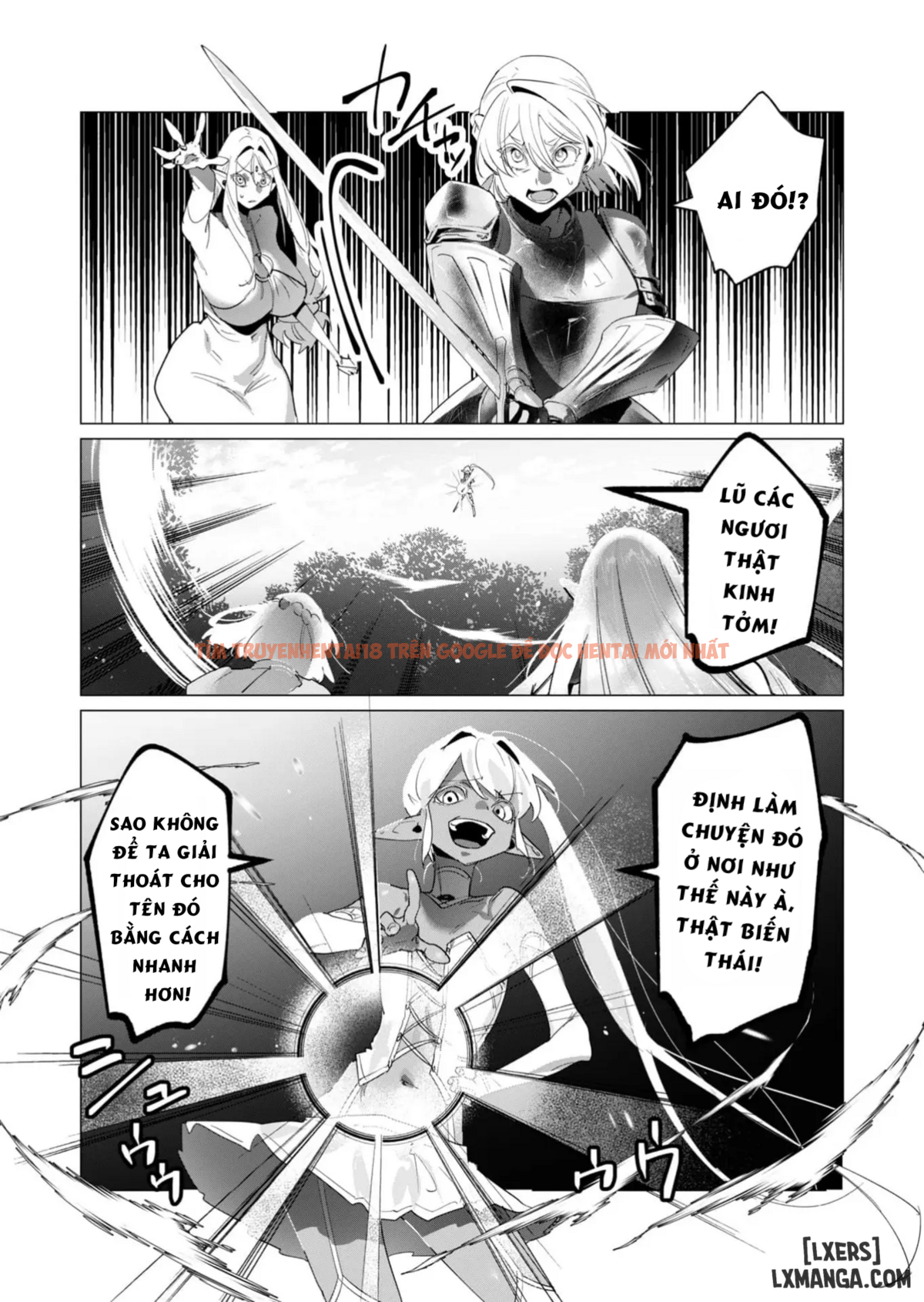 Trang truyện 18 trong truyện tranh The Hero Wants A Married Woman As A Reward - Chapter 18 : Dũng Sĩ và lời nguyền Dark Elf (Phần 5) - zhentaivn.pro