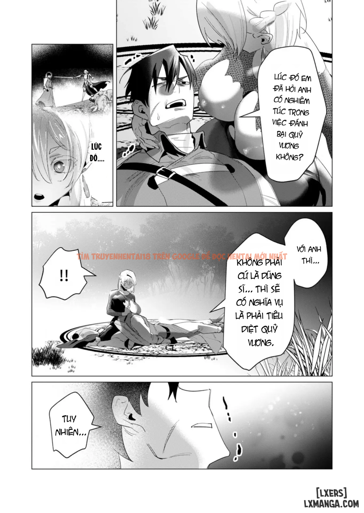 Trang truyện 30 trong truyện tranh The Hero Wants A Married Woman As A Reward - Chapter 18 : Dũng Sĩ và lời nguyền Dark Elf (Phần 5) - zhentaivn.pro