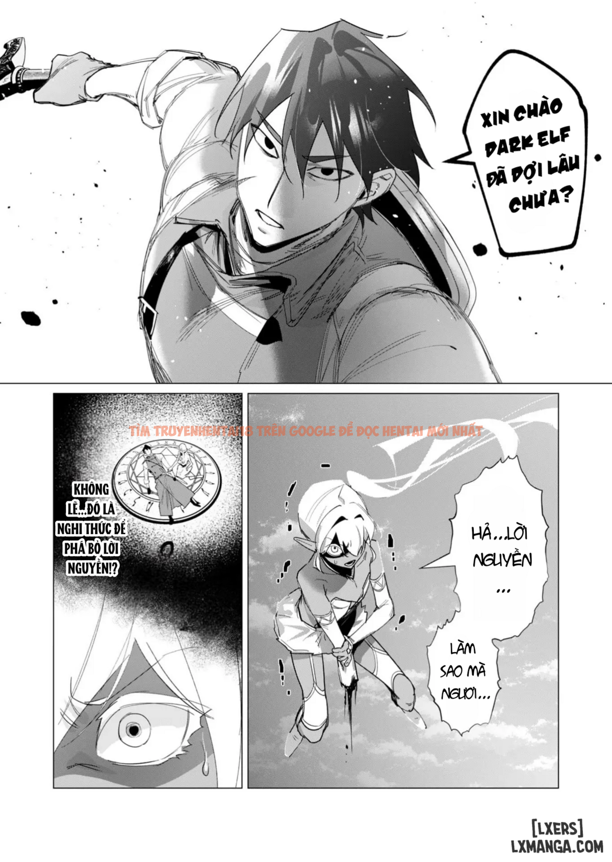 Trang truyện 39 trong truyện tranh The Hero Wants A Married Woman As A Reward - Chapter 18 : Dũng Sĩ và lời nguyền Dark Elf (Phần 5) - zhentaivn.pro