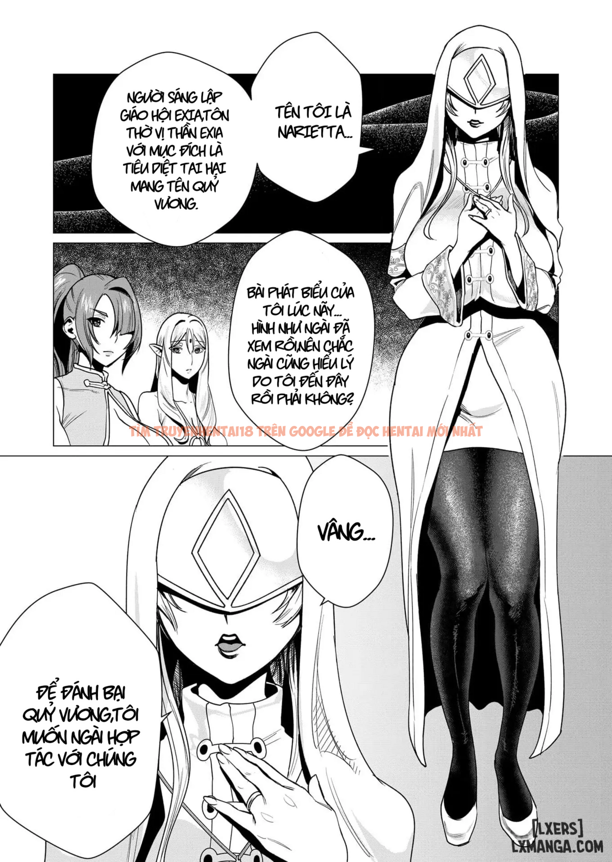 Trang truyện 6 trong truyện tranh The Hero Wants A Married Woman As A Reward - Chapter 4 : Giáo hội EXIA - zhentaivn.pro