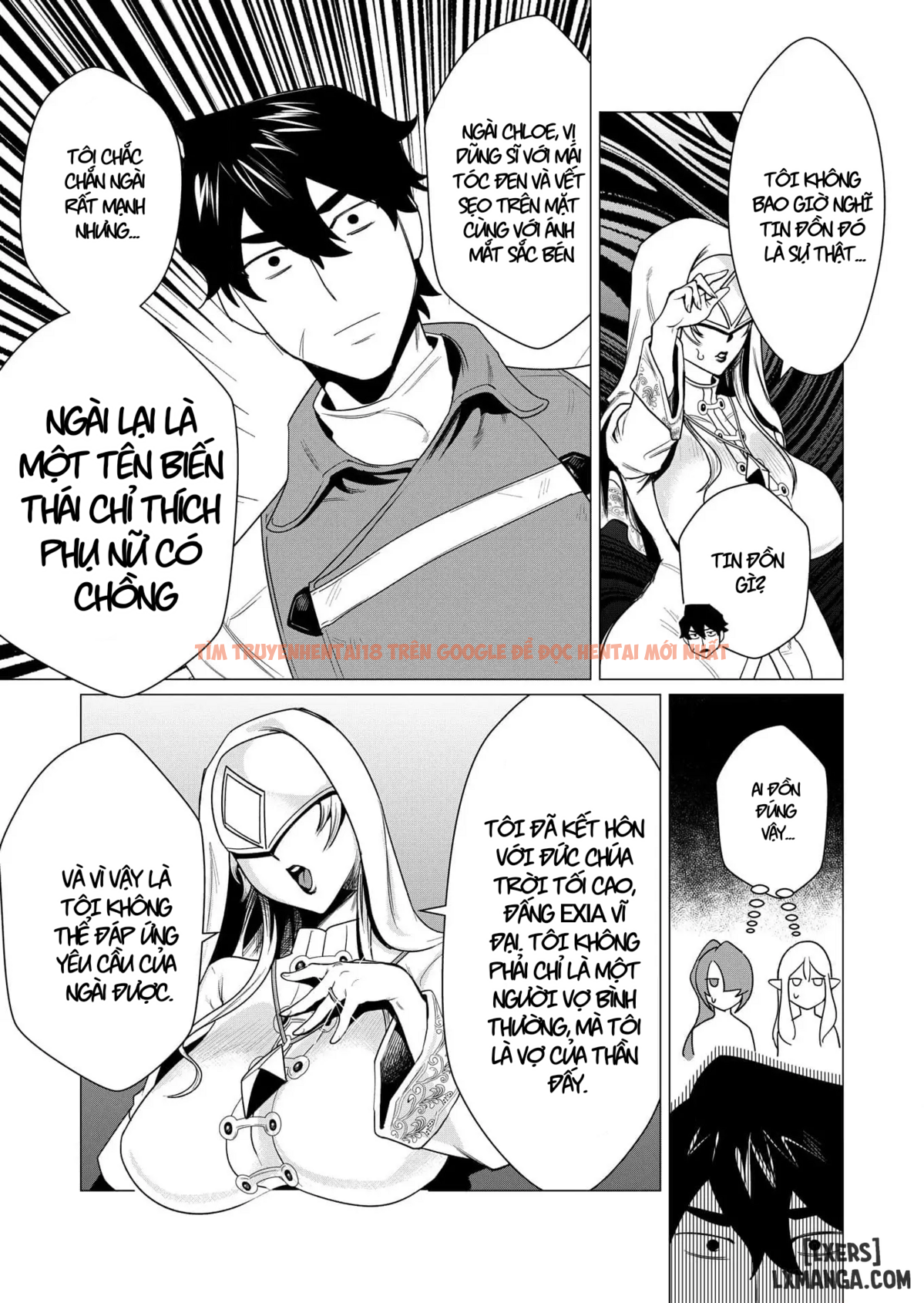Trang truyện 9 trong truyện tranh The Hero Wants A Married Woman As A Reward - Chapter 4 : Giáo hội EXIA - zhentaivn.pro