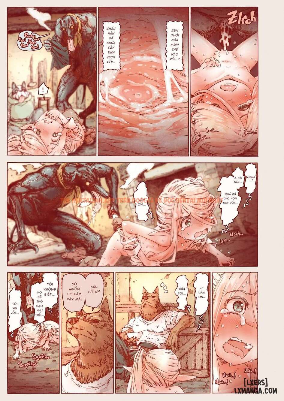 Xem ảnh 20 6927a3798bcc2 trong truyện hentai The Little Elf And The Savage Beastmen [J18] - One Shot - www.hentaitvn.net