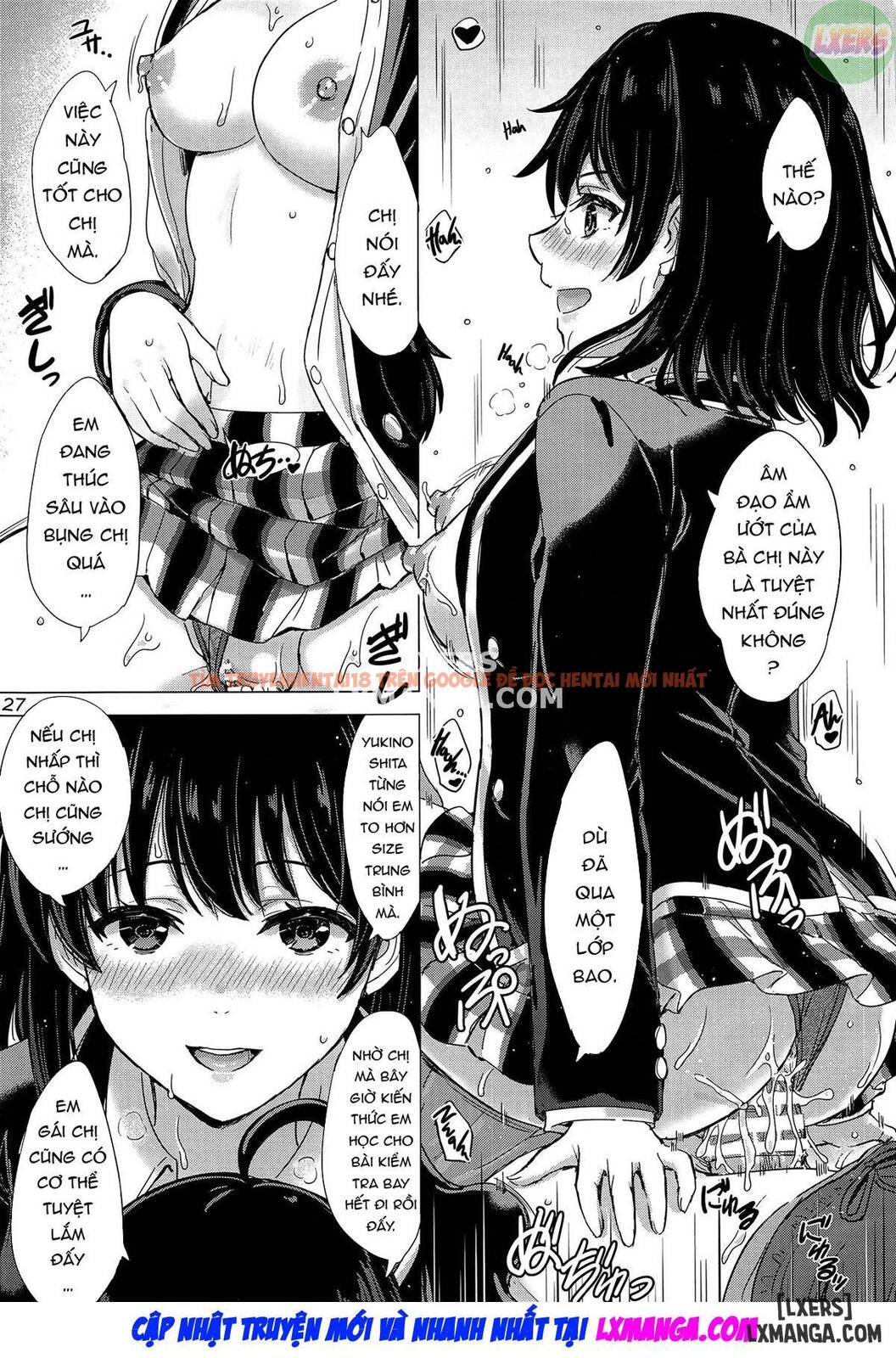 Xem ảnh 28 trong truyện hentai The Naughty Secrets Of The Yukinoshita Sisters - One Shot - hentaitvn.net