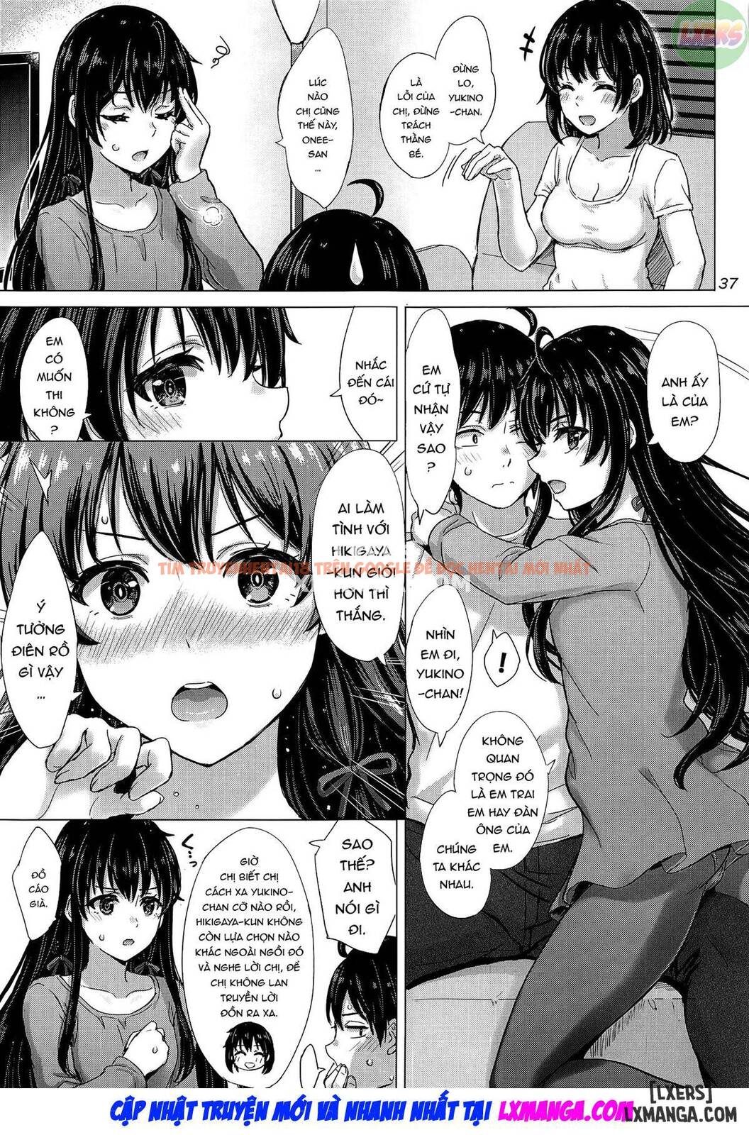 Xem ảnh 38 trong truyện hentai The Naughty Secrets Of The Yukinoshita Sisters - One Shot - hentaitvn.net