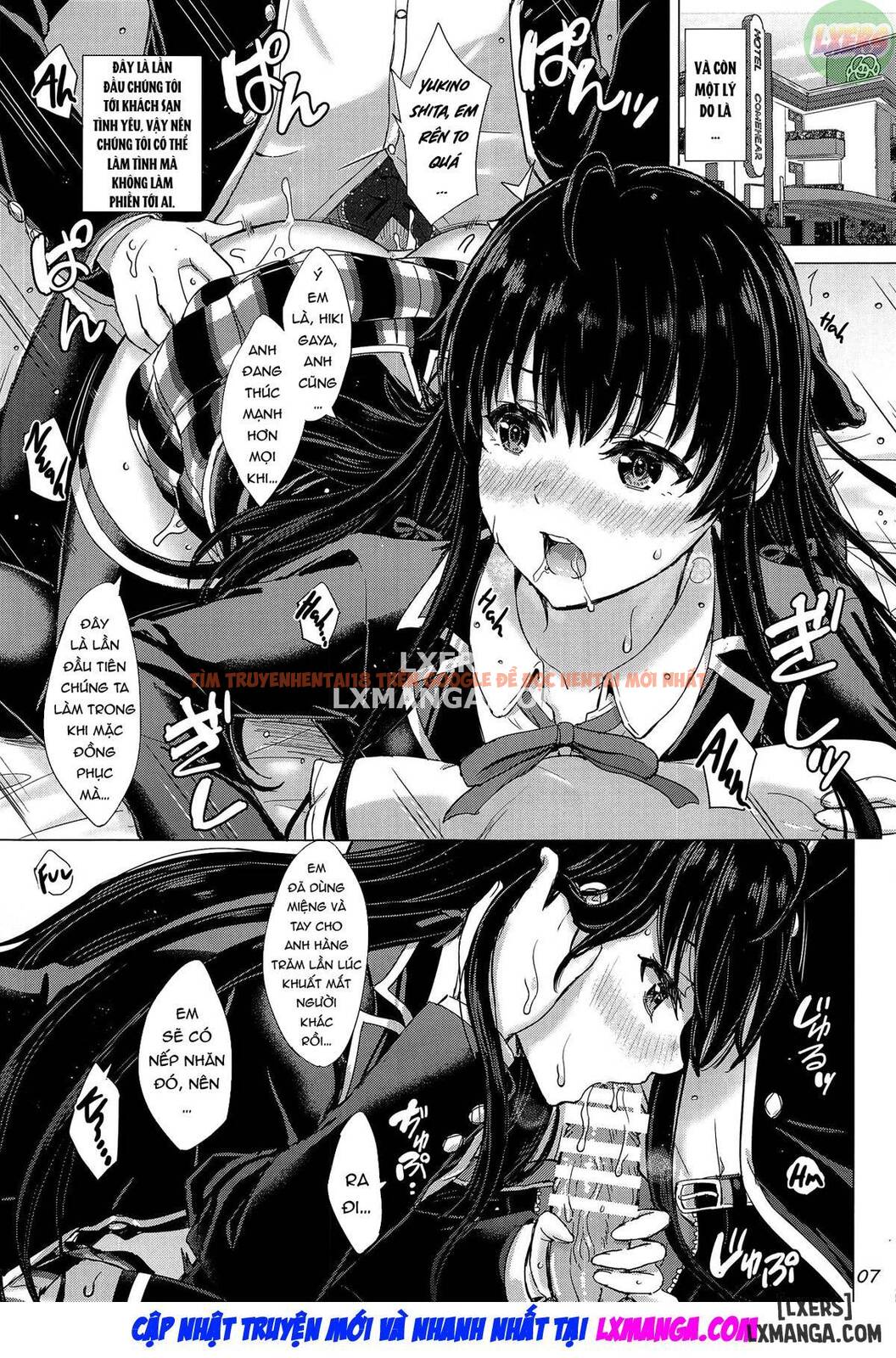 Xem ảnh 8 trong truyện hentai The Naughty Secrets Of The Yukinoshita Sisters - One Shot - hentaitvn.net
