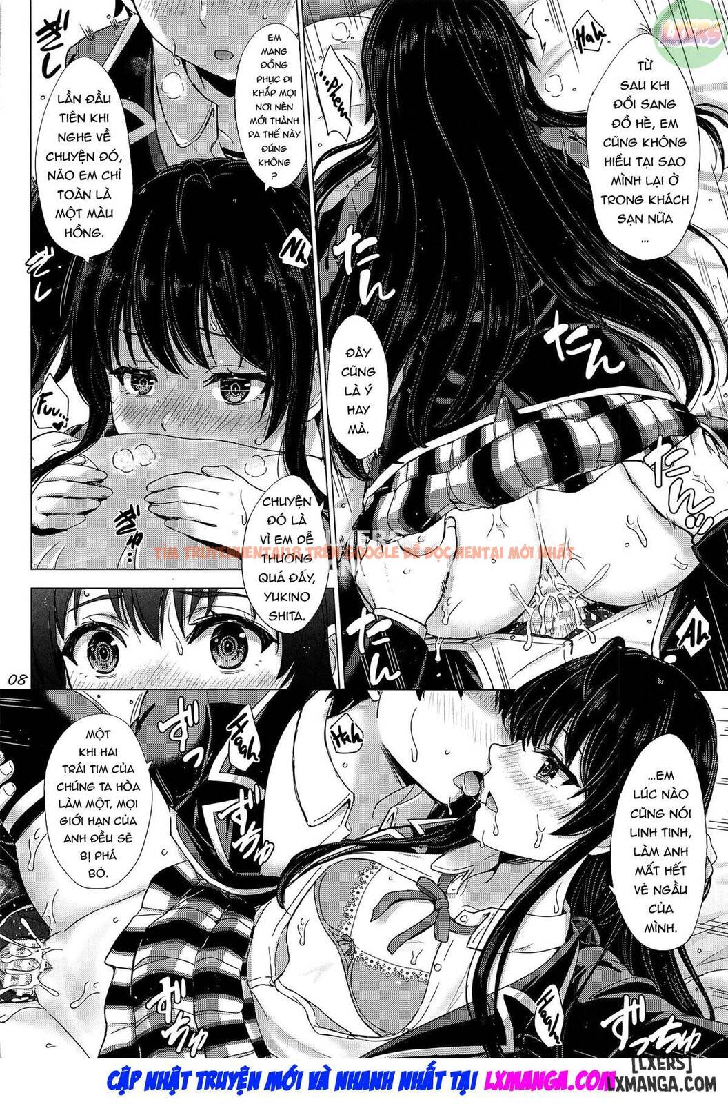 Xem ảnh 9 trong truyện hentai The Naughty Secrets Of The Yukinoshita Sisters - One Shot - hentaitvn.net