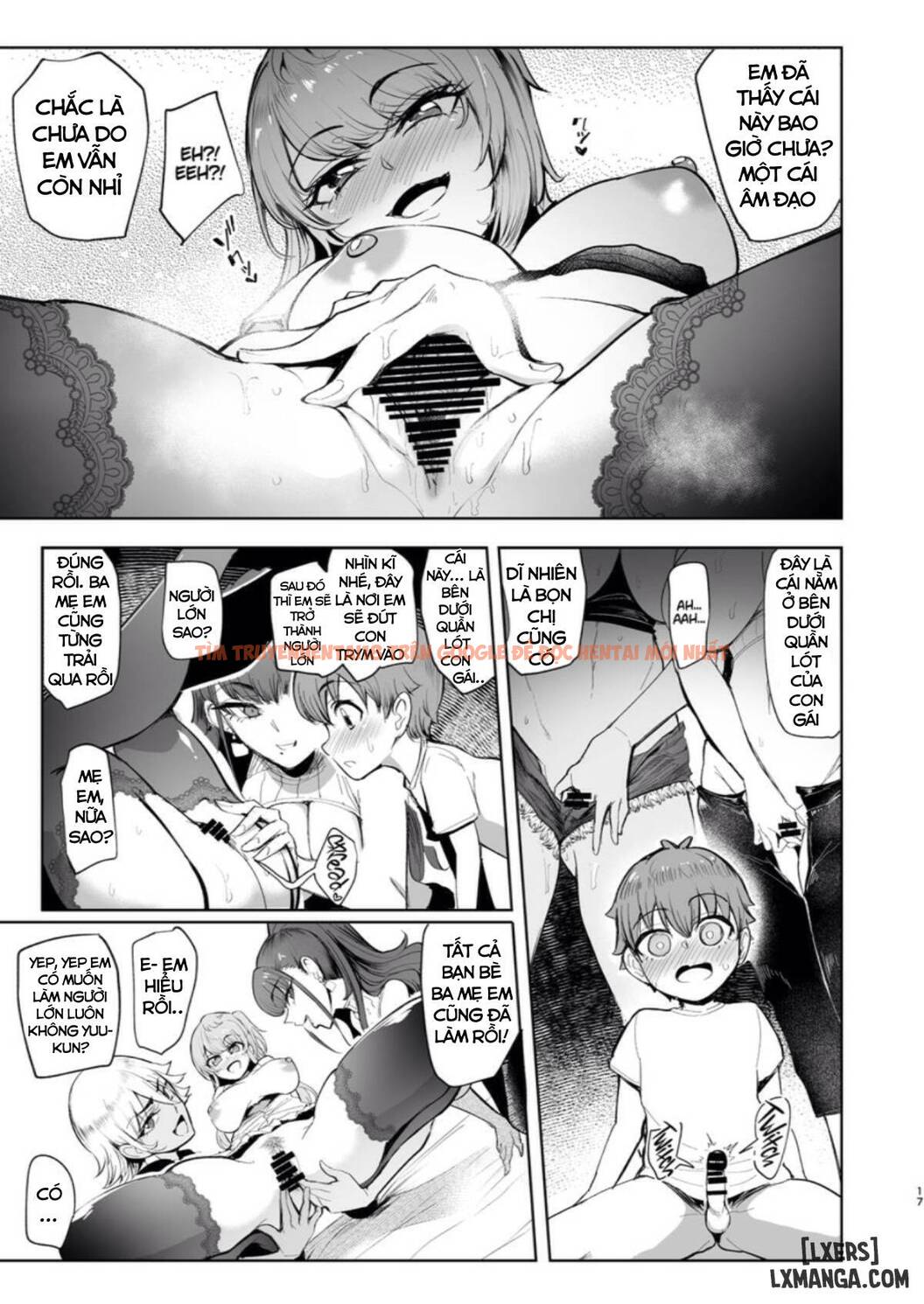 Xem ảnh 15 trong truyện hentai The Place I Stayed Over At Belonged To Perverted Gyaru Onee-chans - One Shot - hentaitvn.net