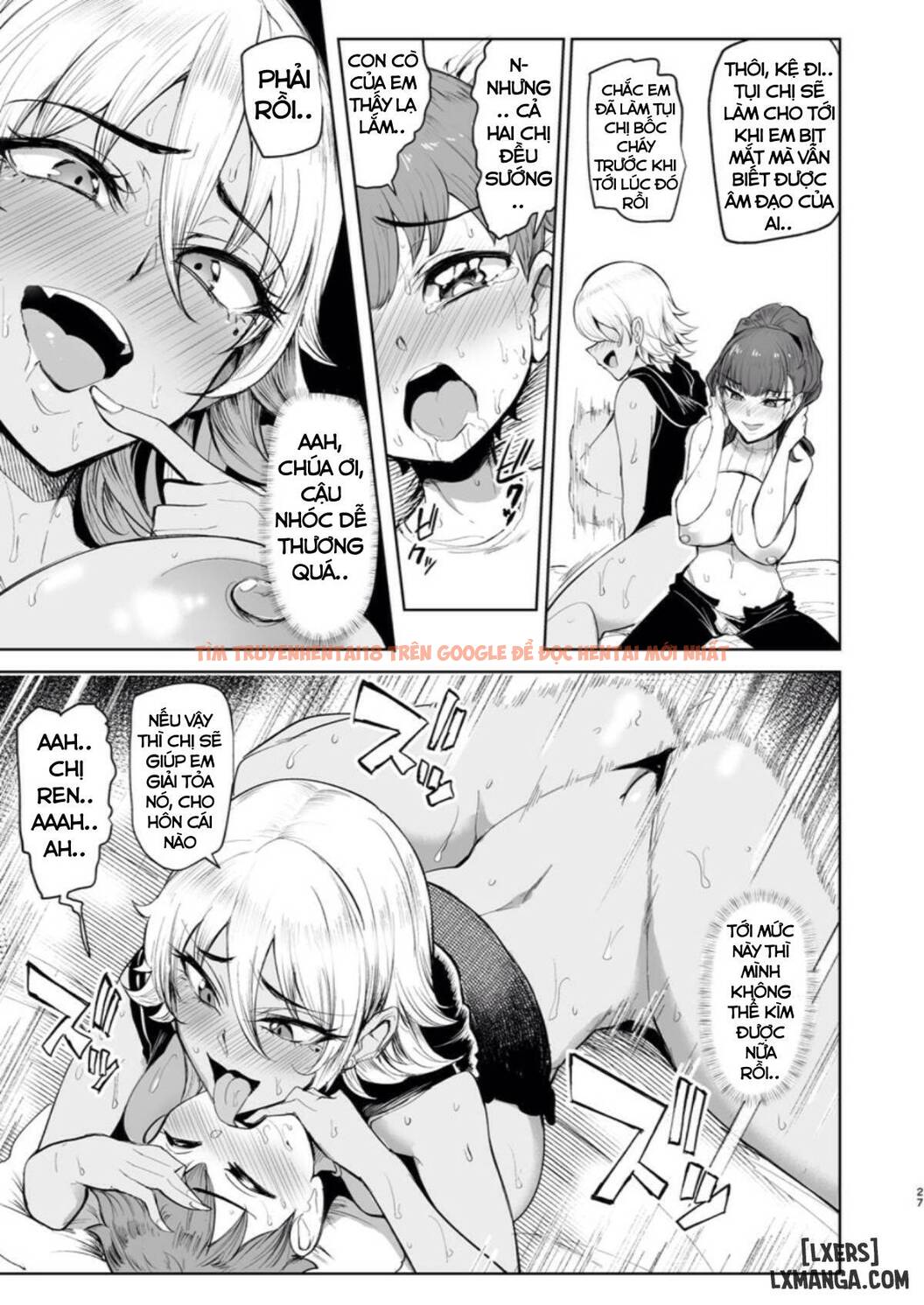 Xem ảnh 25 trong truyện hentai The Place I Stayed Over At Belonged To Perverted Gyaru Onee-chans - One Shot - hentaitvn.net