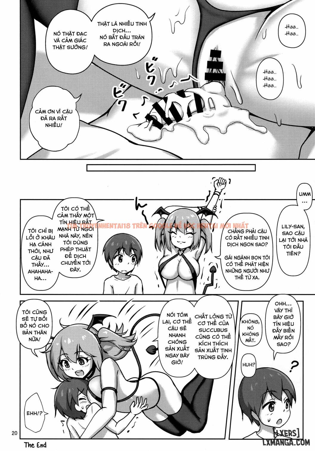 Xem ảnh 18 trong truyện hentai The Sheltered Succubus Meets A Little Boy - One Shot - hentaitvn.net