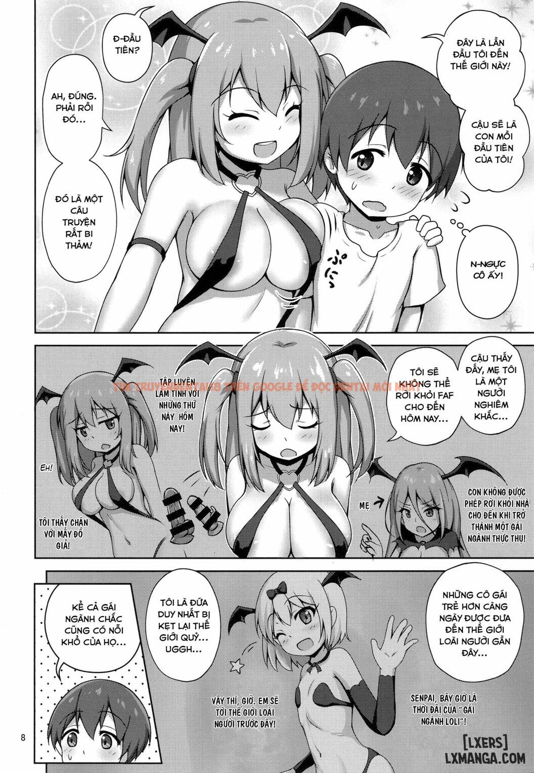 Xem ảnh 6 trong truyện hentai The Sheltered Succubus Meets A Little Boy - One Shot - hentaitvn.net