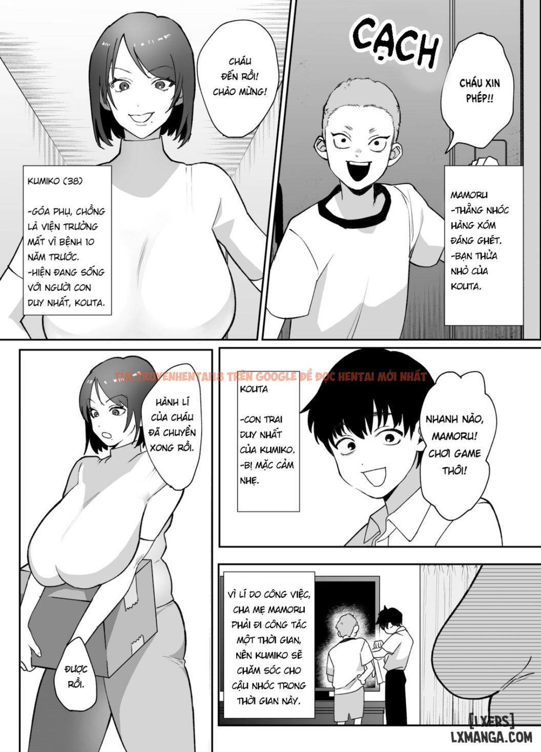 Trang truyện 2 trong truyện tranh Chuyện Bạn Tôi Làm Tình Với Mẹ Tôi Như Thế Nào - One Shot - lxmanga.org