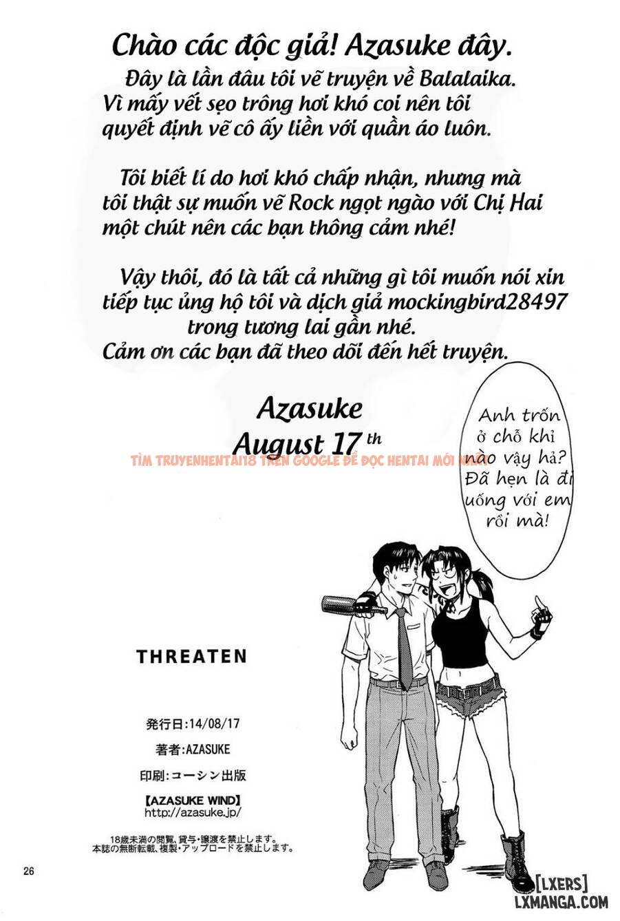 Xem ảnh 24 trong truyện hentai THREATEN - One Shot - hentaitvn.net