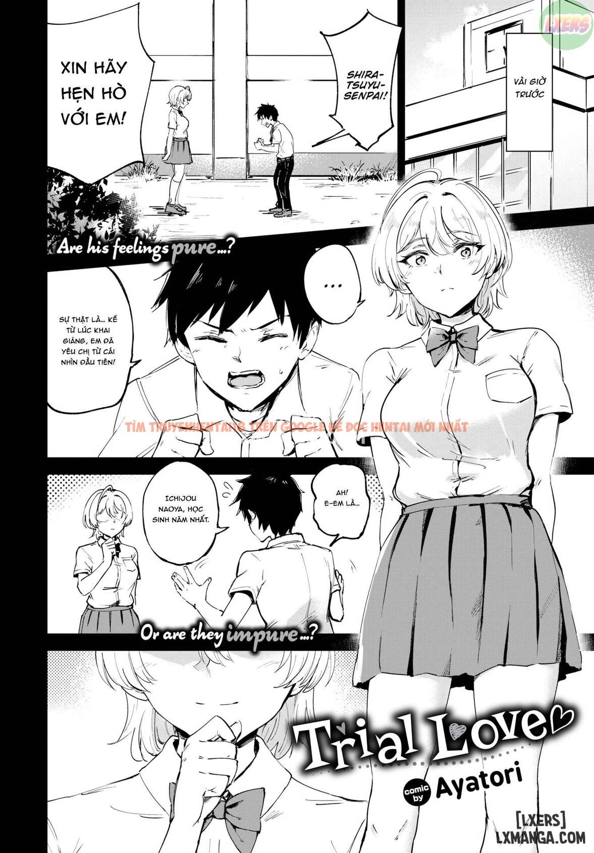 Trang truyện 1 trong truyện tranh Thử Thách Tình Yêu - One Shot - lxmanga.org